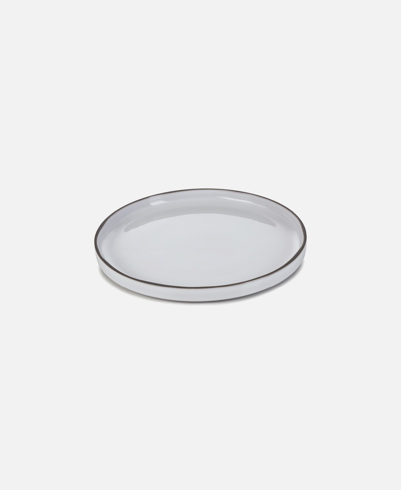 Caractere Round Plate - Cumulus White