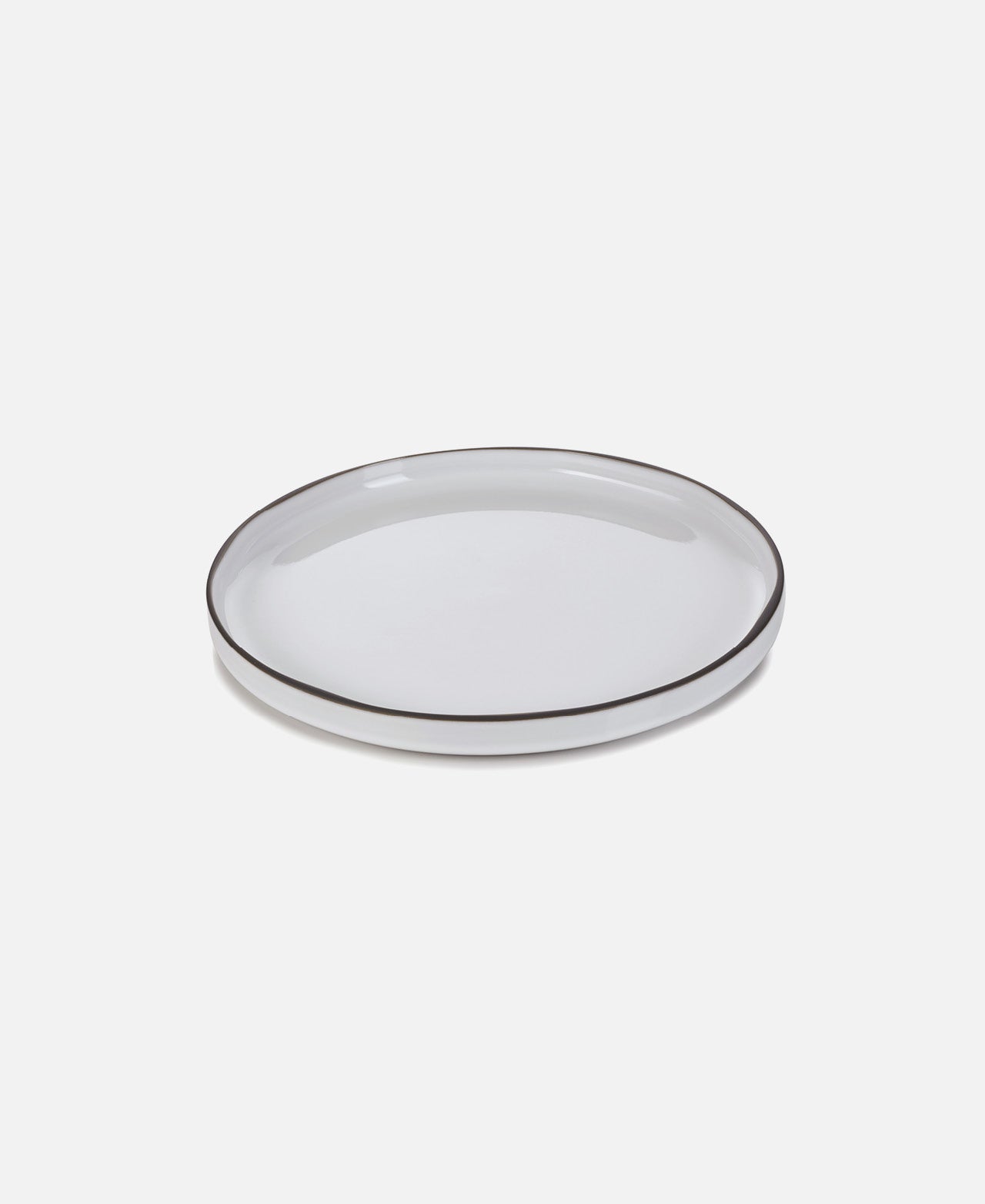 Caractere Round Plate - Cumulus White