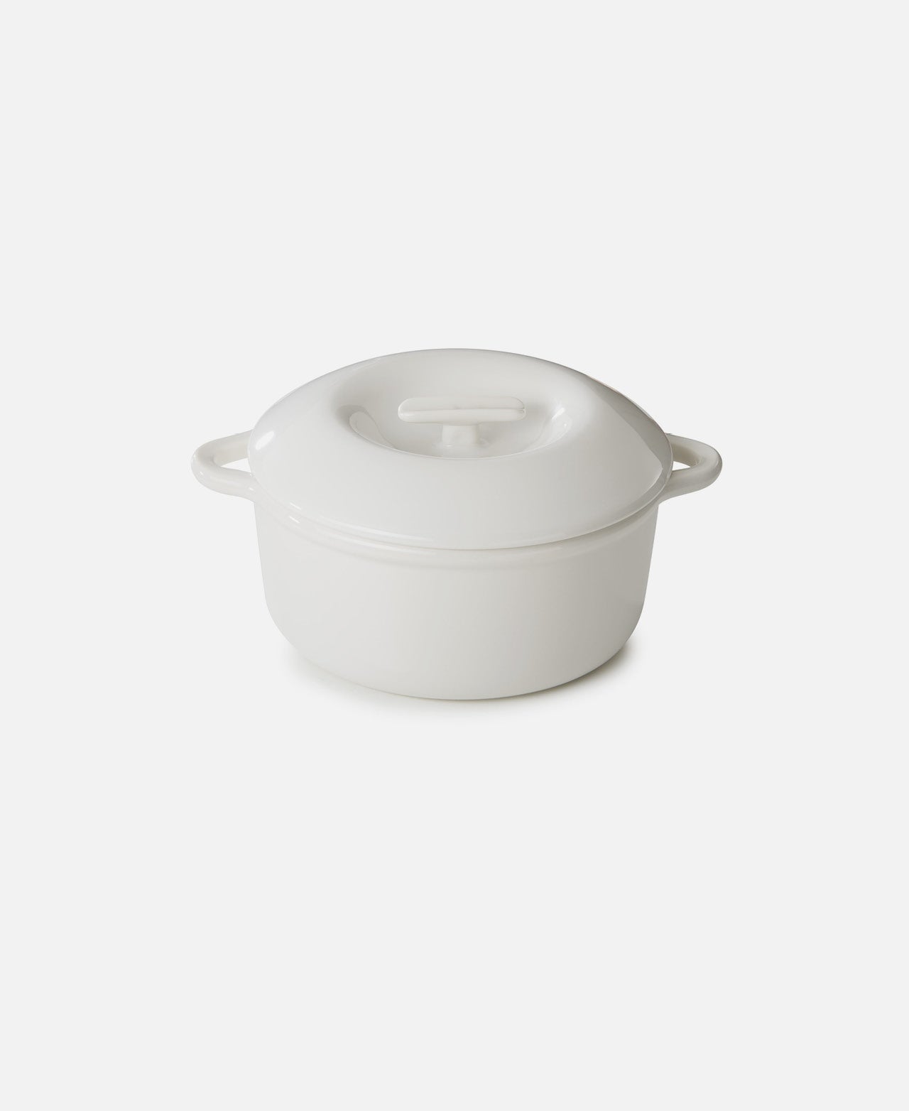 Round Cocotte Oven with Bombance Lid - Alabaster White