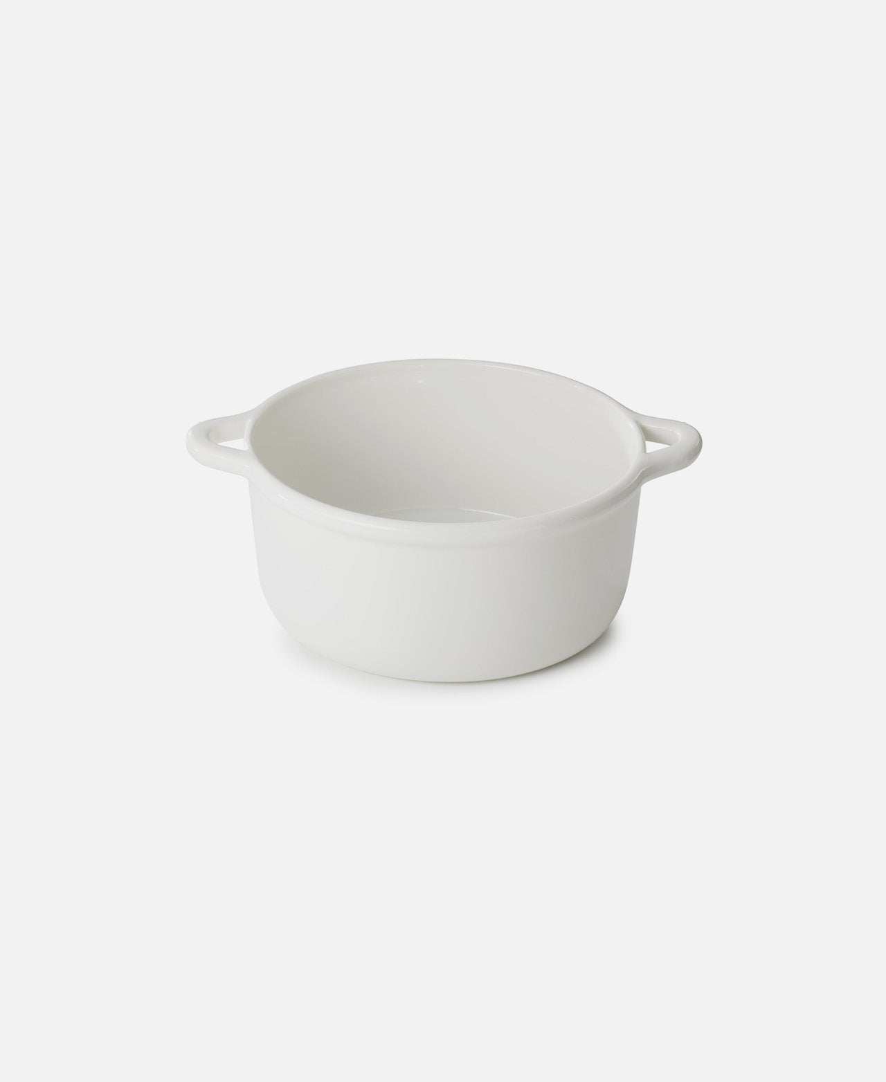 Bombance Round Induction Cocotte Without Lid - Alabaster White