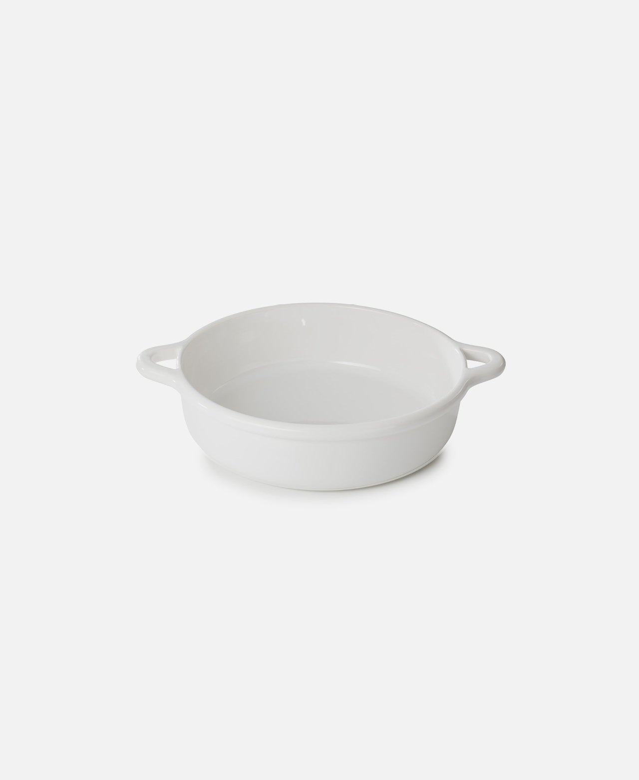 Bombance Oven Round Dish - Alabaster White