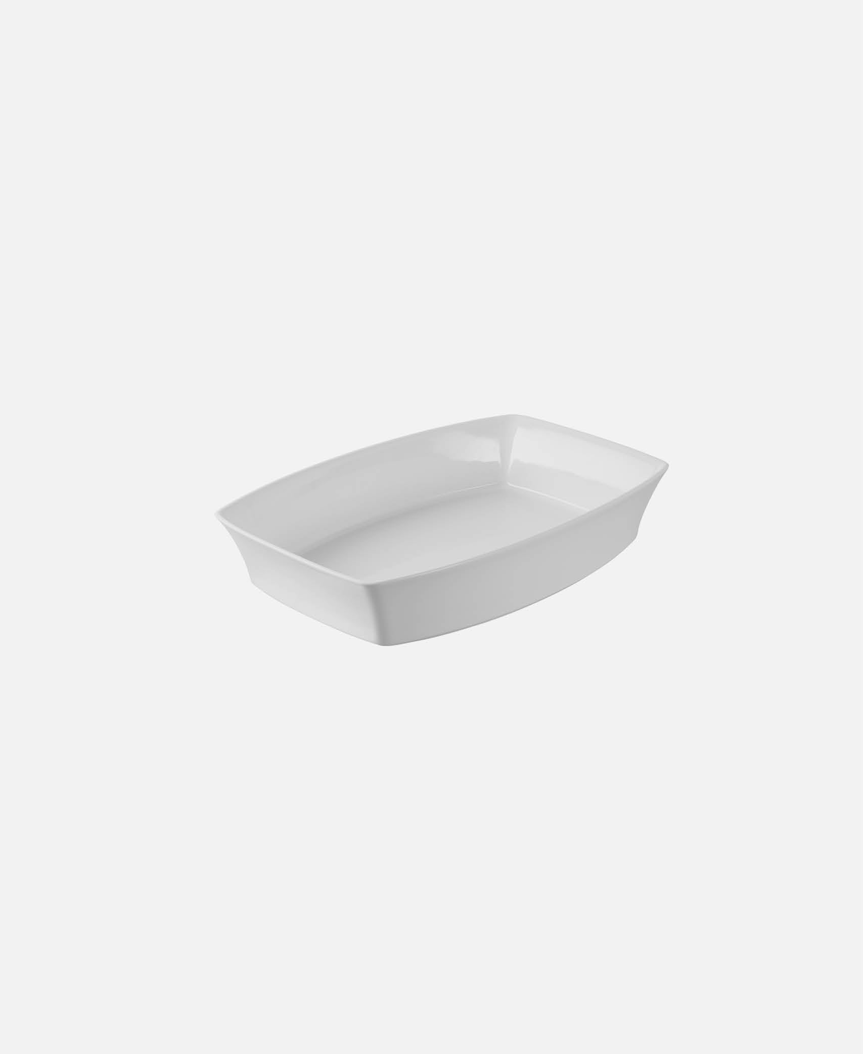 Fuente Horno Alexandrie - Blanco 28 x 18,5 h 6 cm