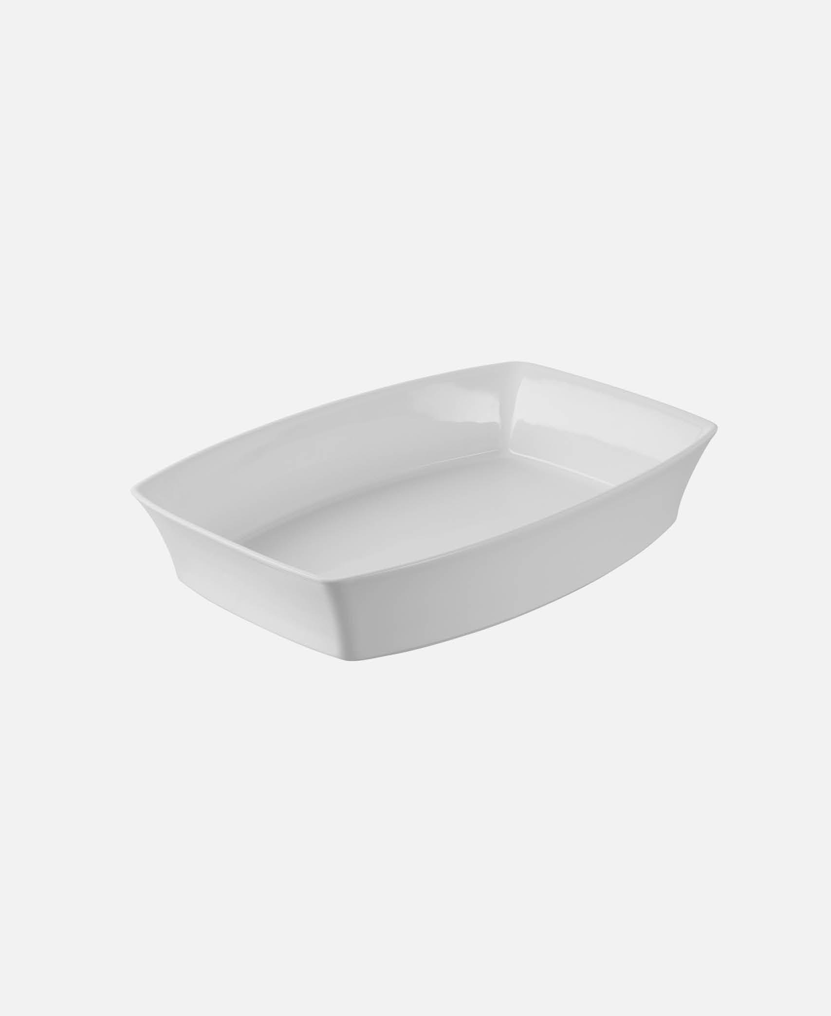 Fuente Horno Alexandrie - Blanco 34 x 22,5 h 6,5 cm