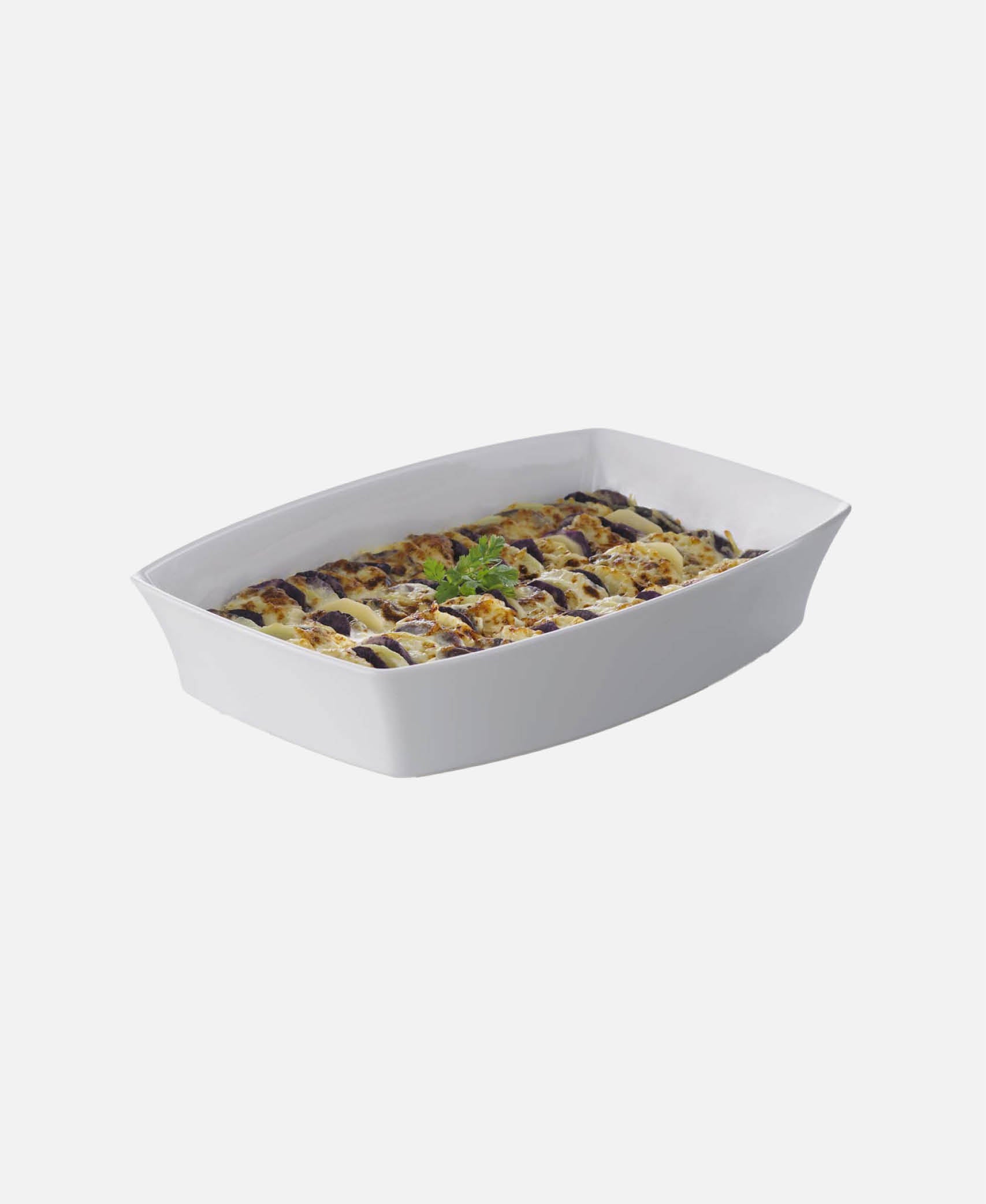 Fuente Horno Alexandrie - Blanco 38,5 x 25 h 7 cm