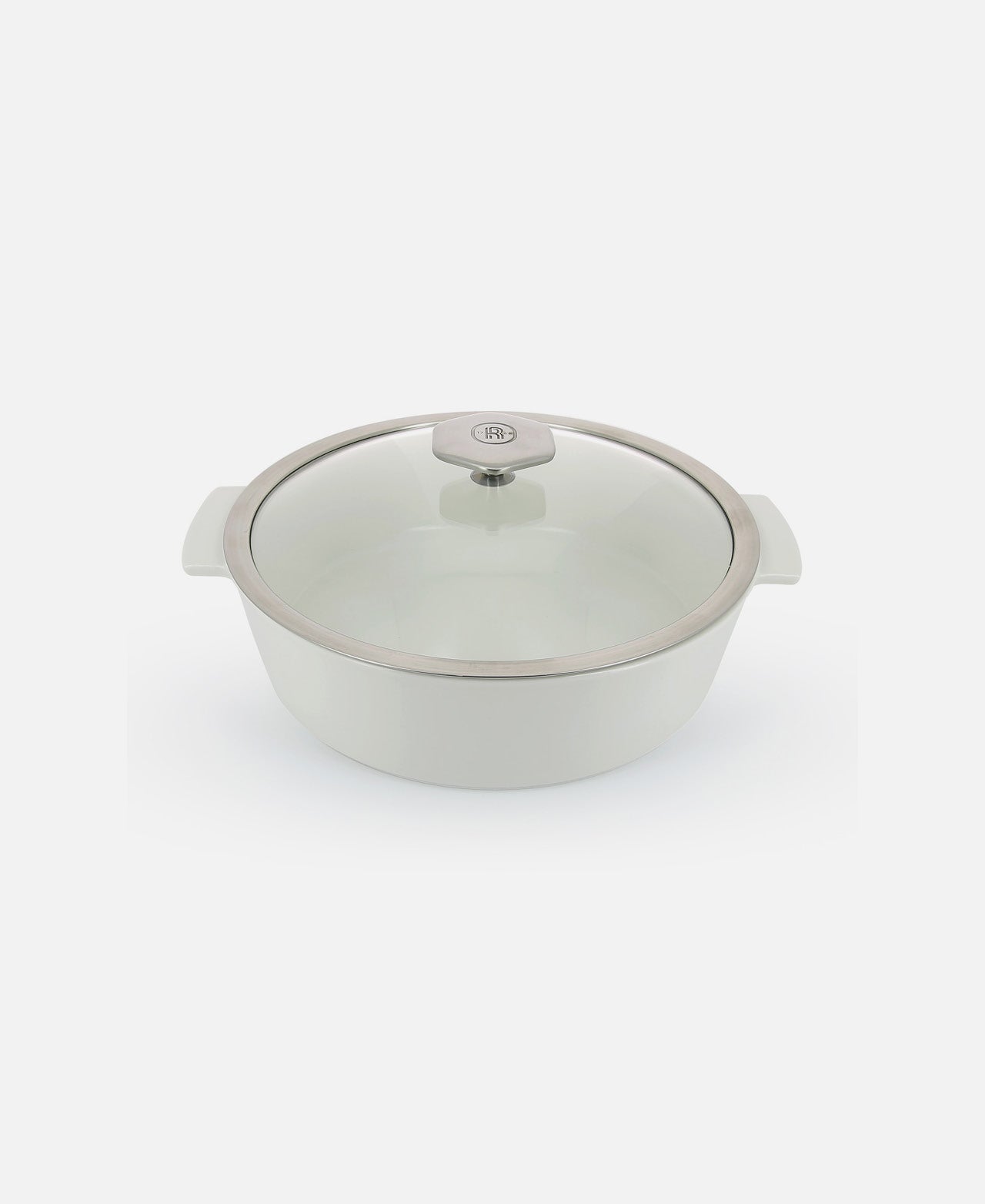 Revolution2 Low Cocotte With Lid - Glass