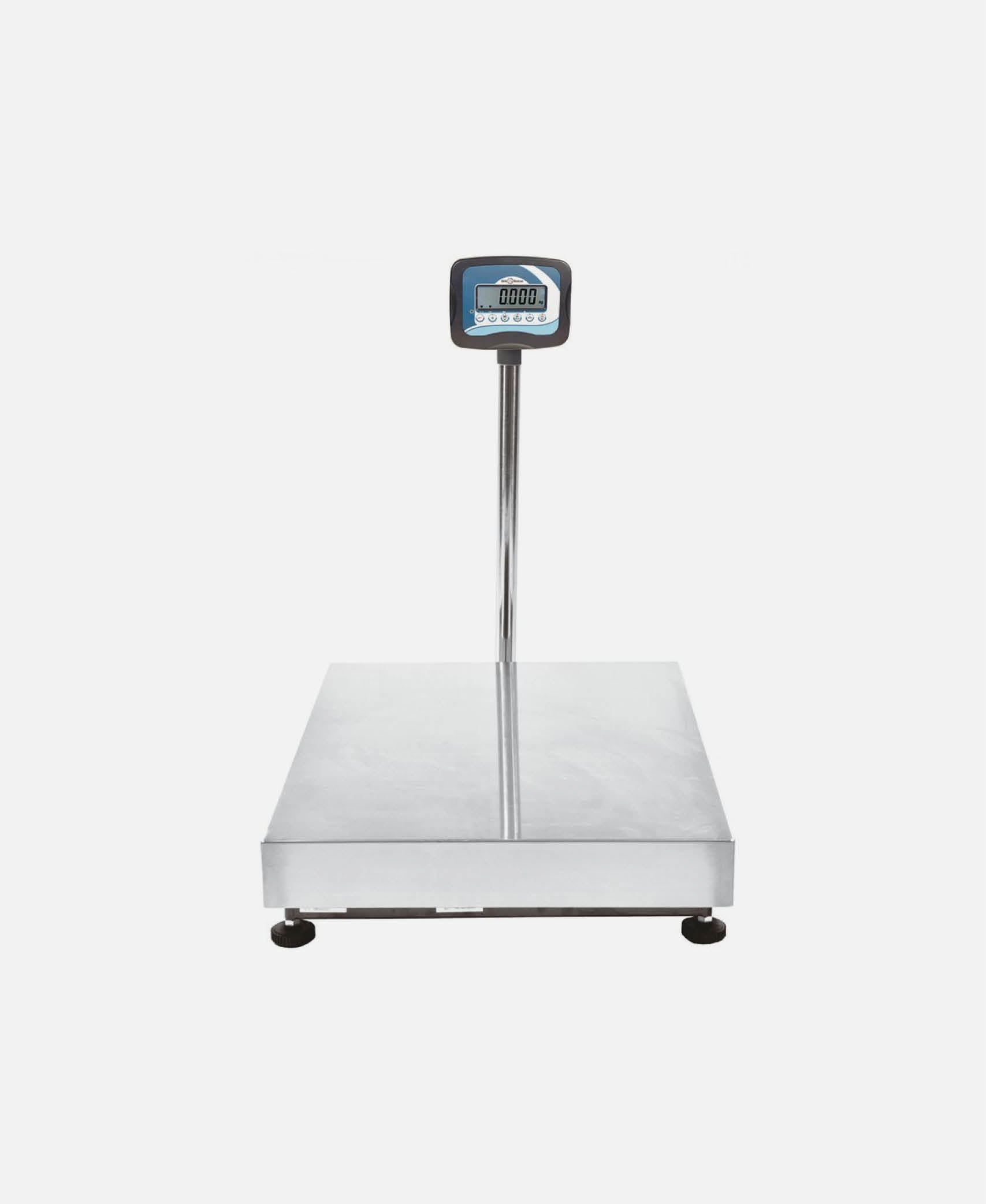 Báscula Con Plataforma 300 kg Escala 50 g - Inox 60 x 50 x 84 cm