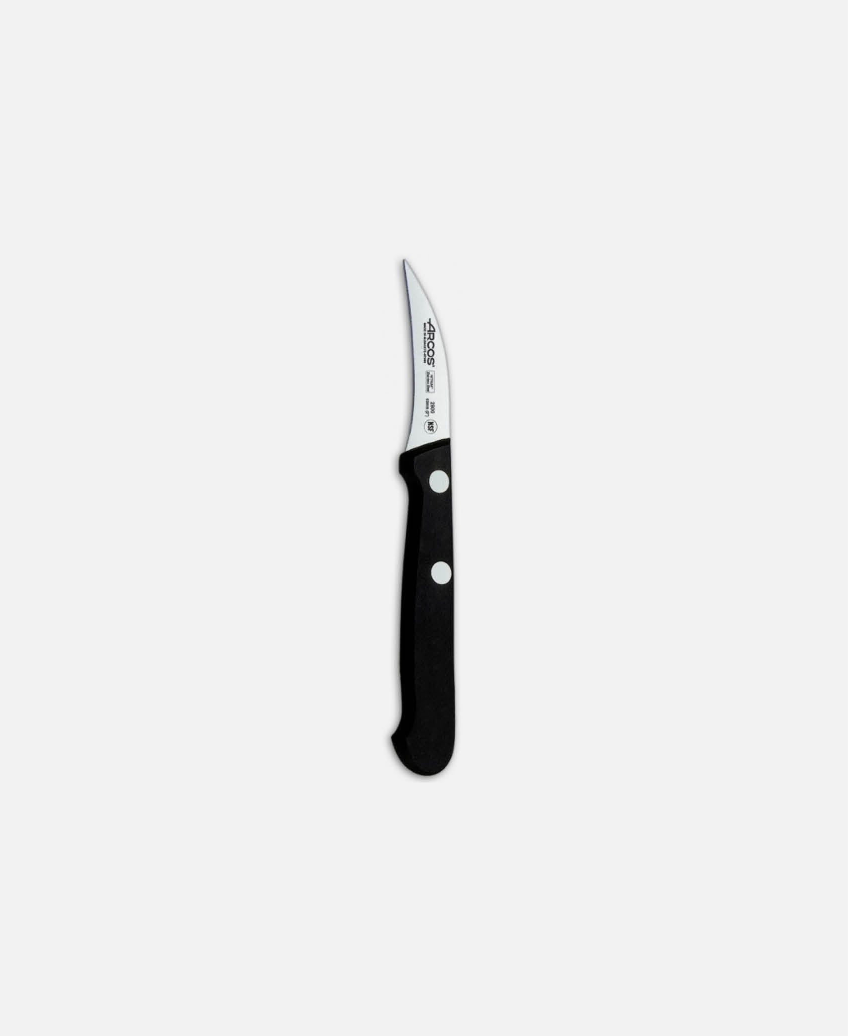 Puntilla Universal Curvo - Negro 6 cm