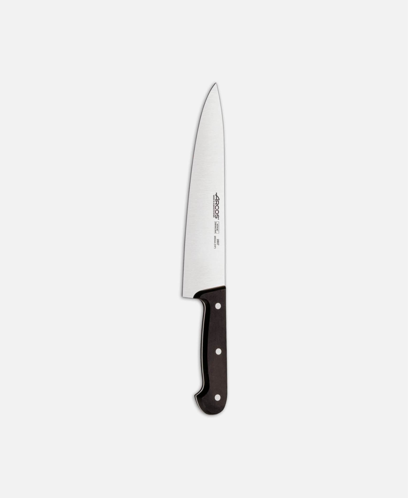 Cuchillo Cocinero Universal - Negro 25 cm