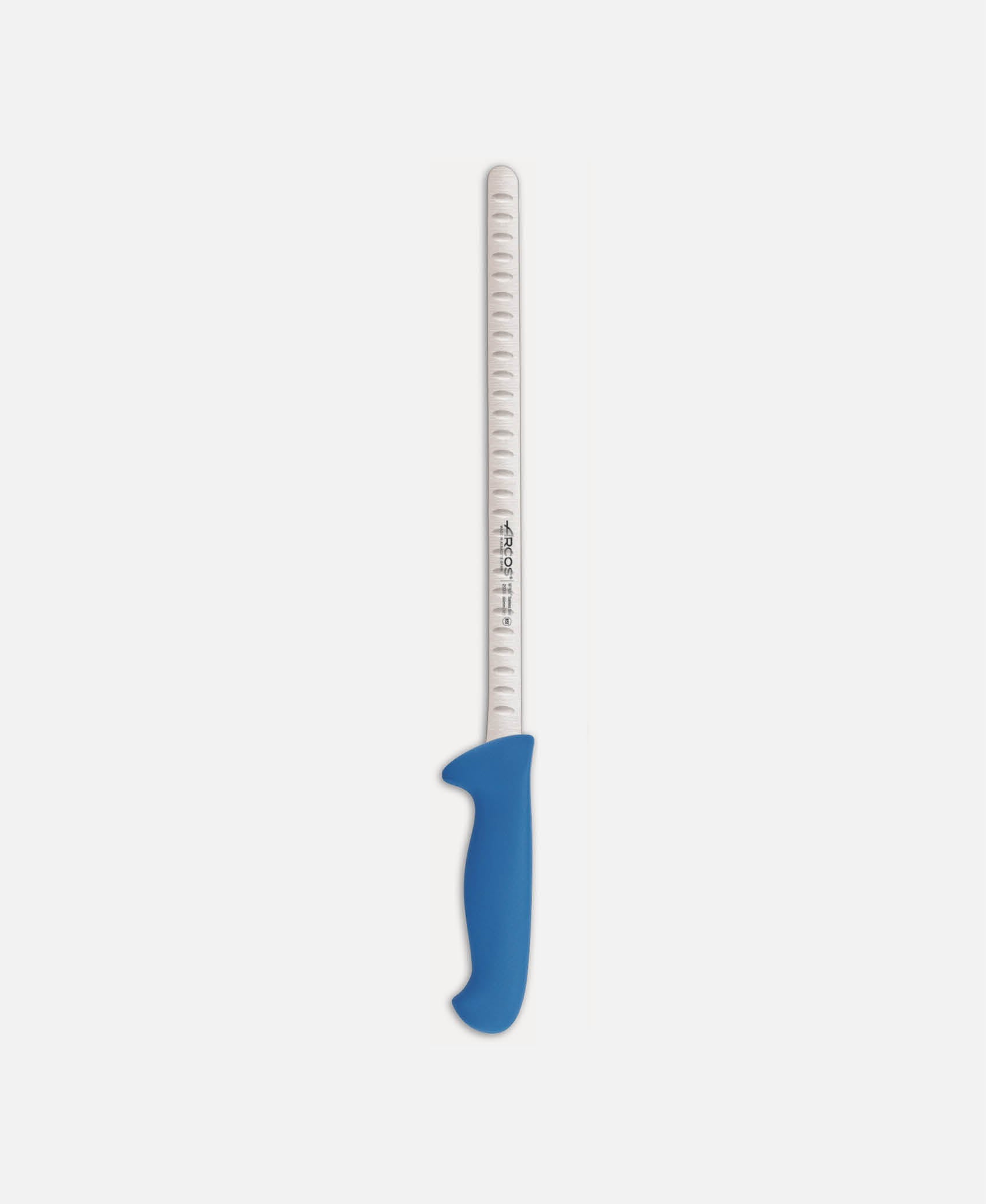 Cuchillo Salmón Alveolado - Azul 30 cm