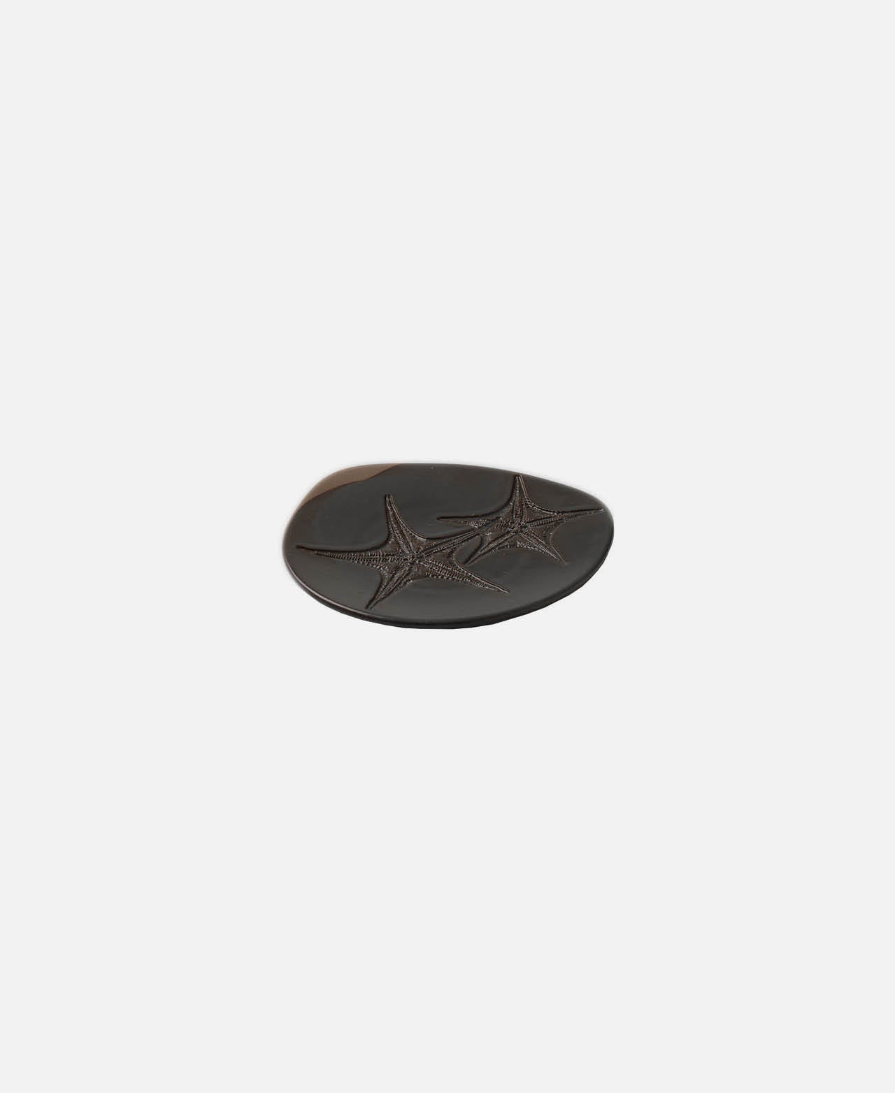 Fossil Star Plate - Black