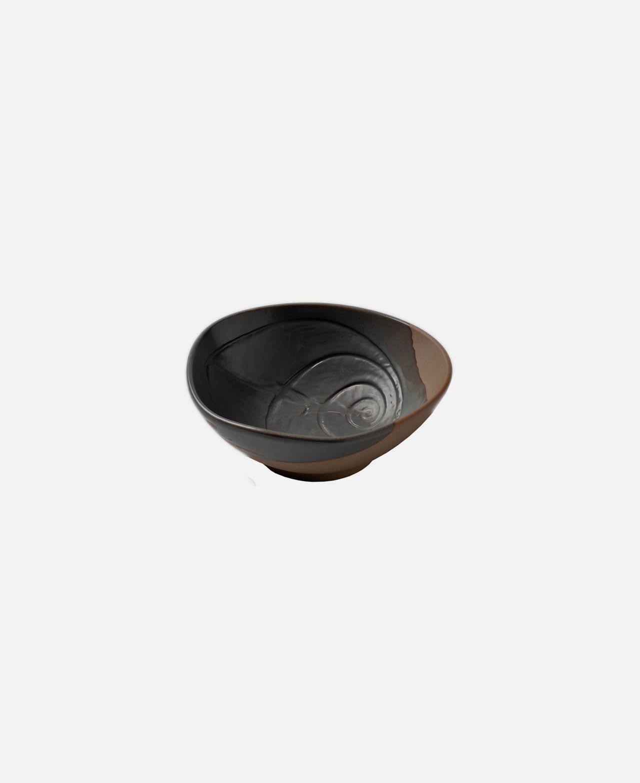 Fossil Shell Bowl - Black