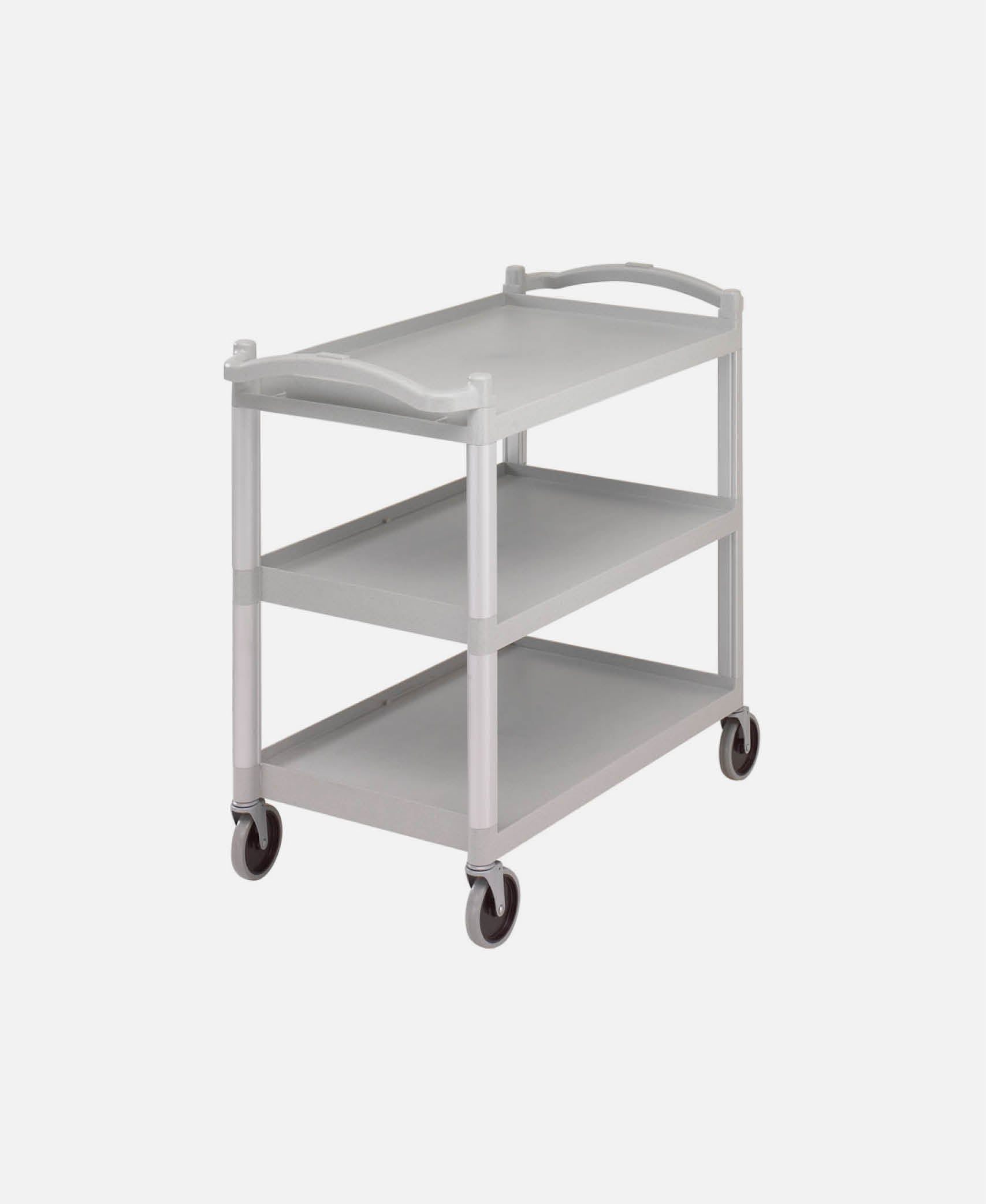 Carro de servicio ligero con baldas Camguard - Gris moteado