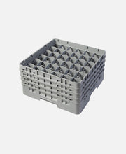 Cesta copas/vasos 36 compartimentos 4 alturas Camracks - Gris claro