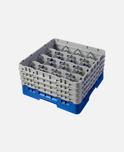 Cesta copas/vasos 16 compartimentos 4 alturas Camracks - Azul
