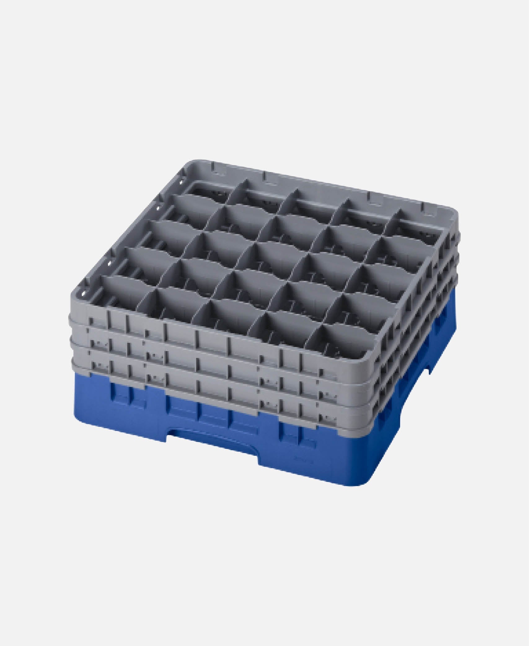 Cesta copas/vasos 25 compartimentos 3 alturas Camracks - Azul