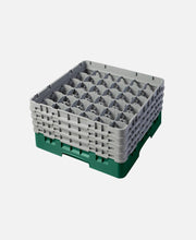 Cesta copas/vasos 36 compartimentos 4 alturas Camracks - Verde Sherwood