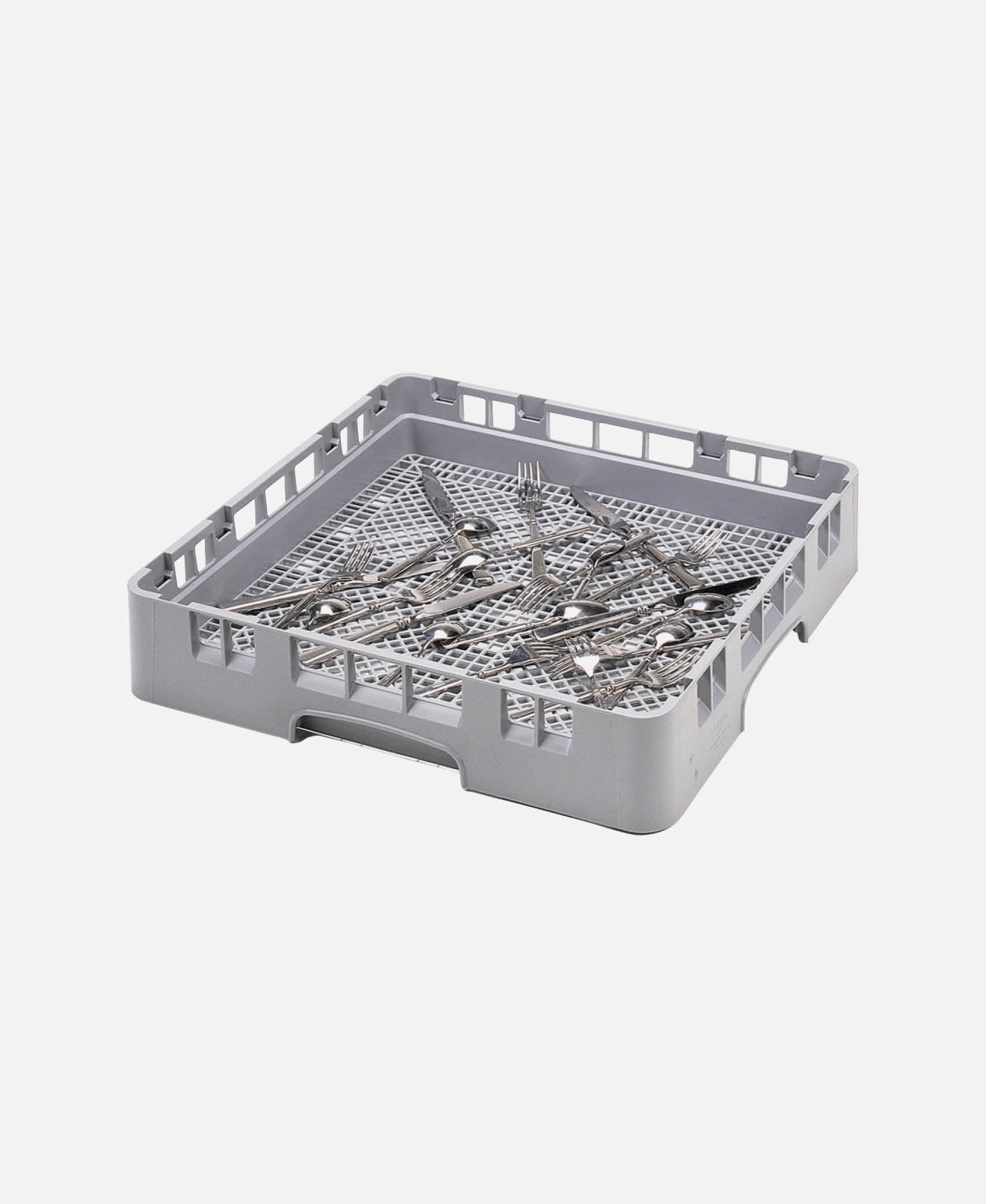 Cesta Cubiertos - Gris 50 x 50 h 10 cm