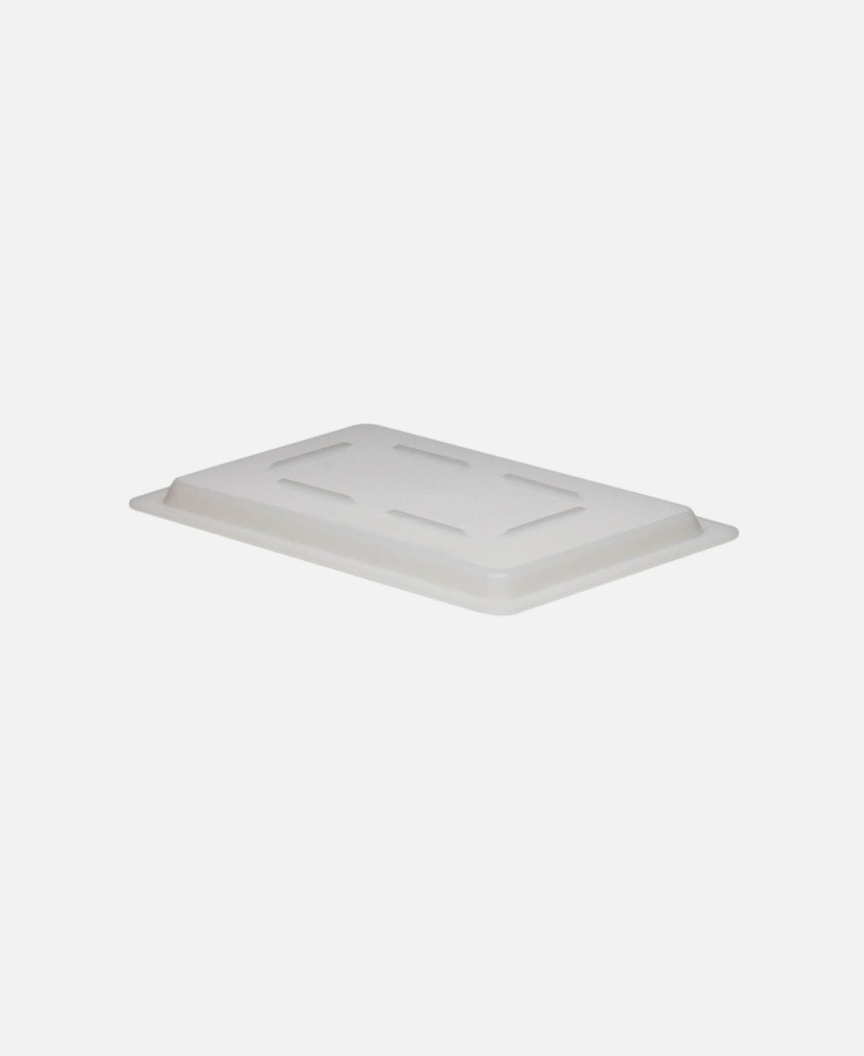 Tapa lisa para caja de almacenamiento  - Blanco