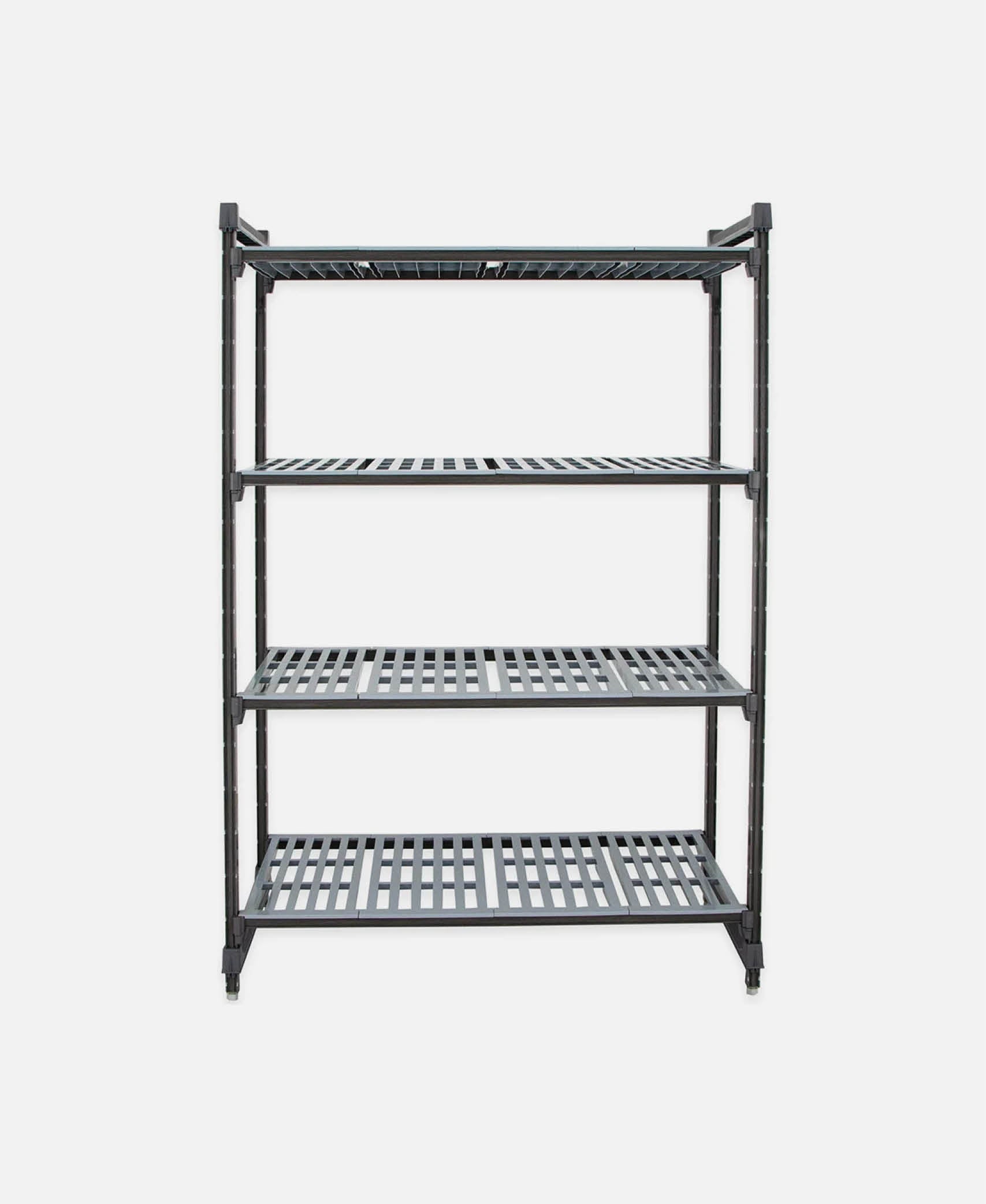 Estantería 4 Estantes Ventilado - Negro 61 x 138 h 183 cm