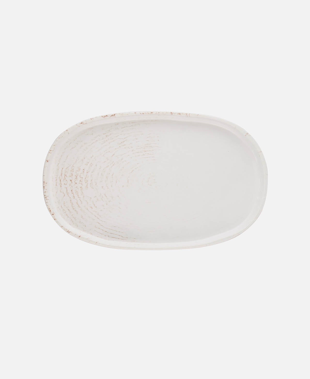 Plato Oval Isoletta - Blanco