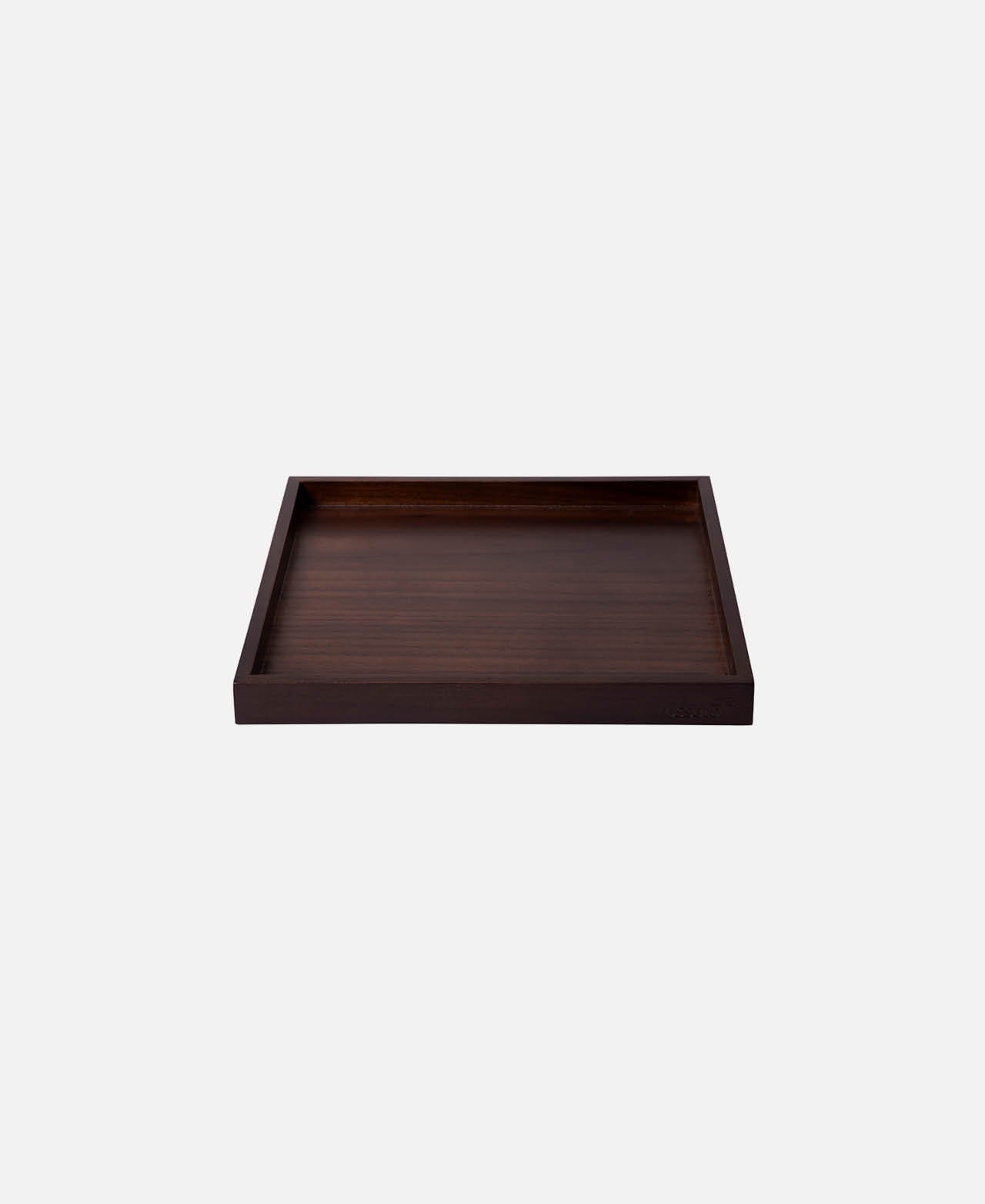 Sky Rize Small Square Tray - Dark Brown