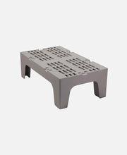 Banquillo Almacenaje Ranurado - Gris 52 x 91,5 h 30 cm
