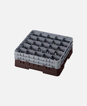 Cesta copas/vasos 25 compartimentos 3 alturas Camracks - Gris claro