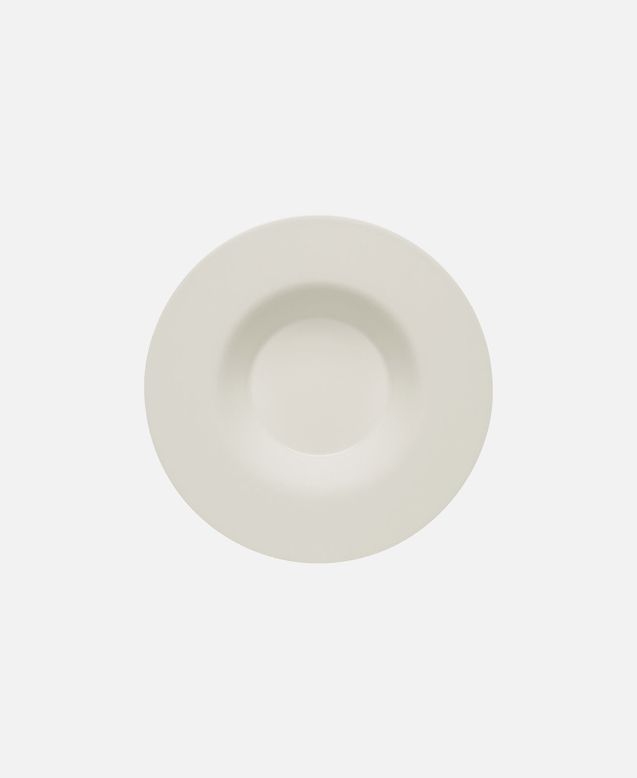 Plato Hondo Redondo Con Borde Purity Classic - Blanco