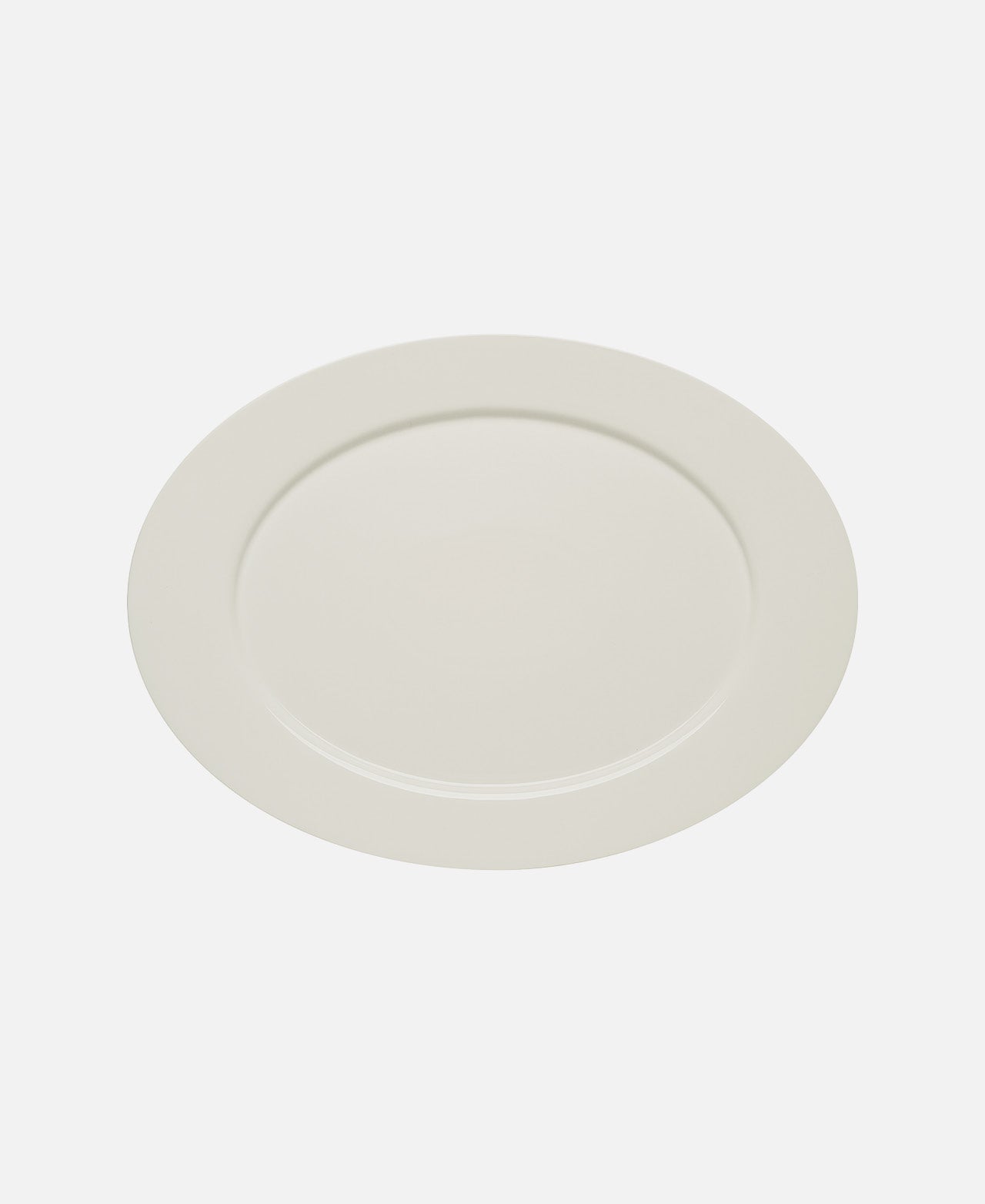 Plato Ovalado Con Borde Purity Classic - Blanco