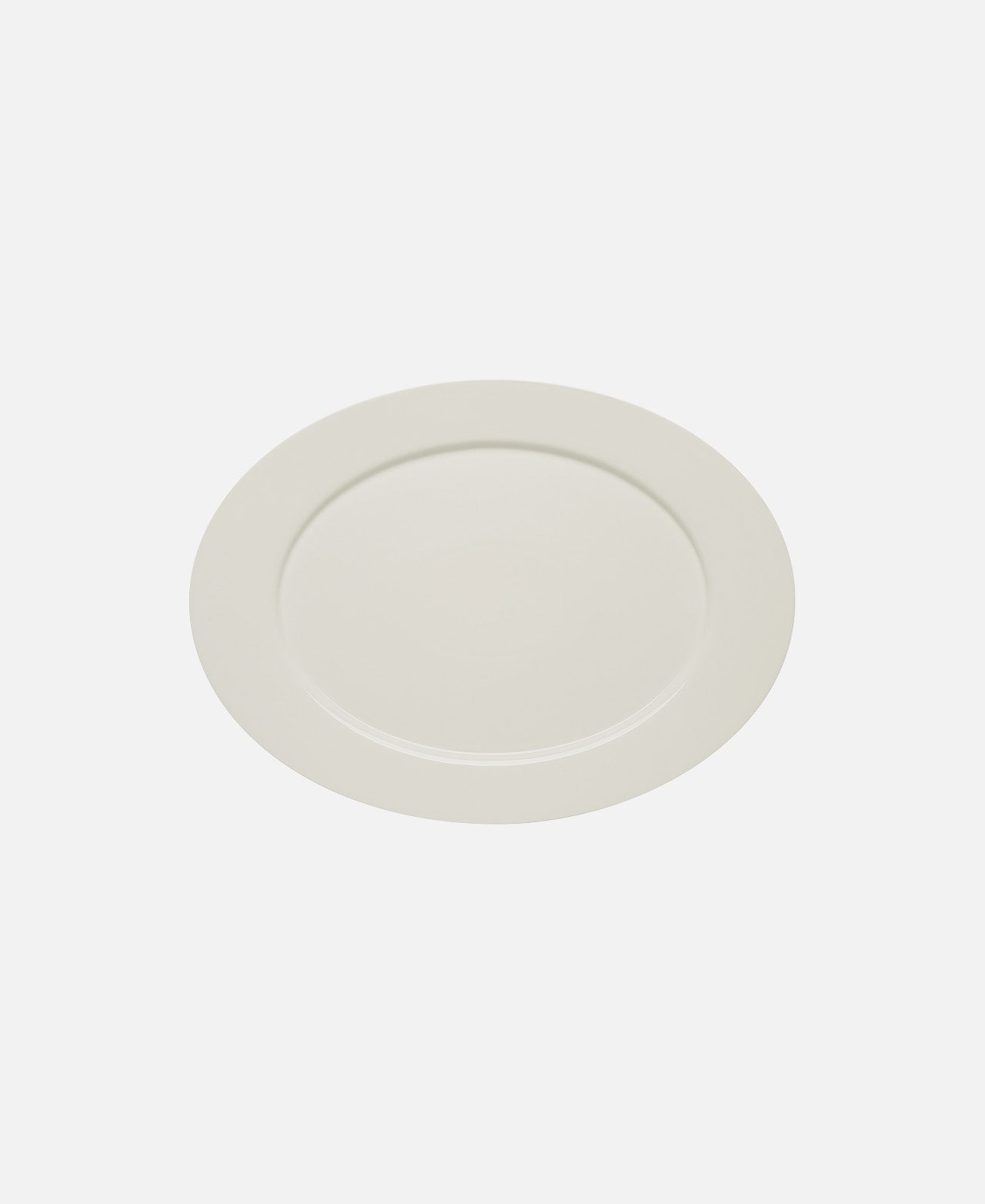Plato Ovalado Con Borde Purity Classic - Blanco
