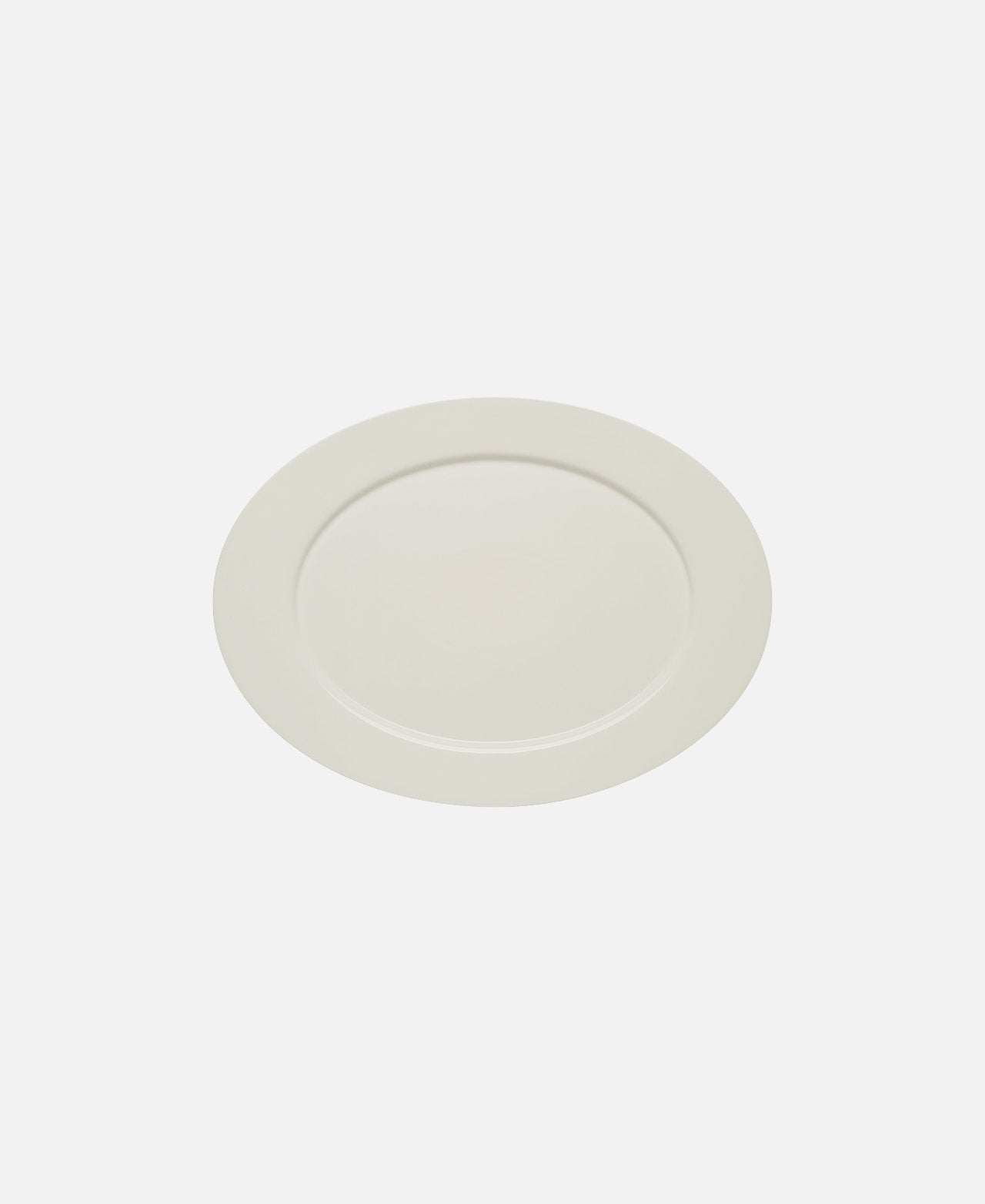 Plato Ovalado Con Borde Purity Classic - Blanco