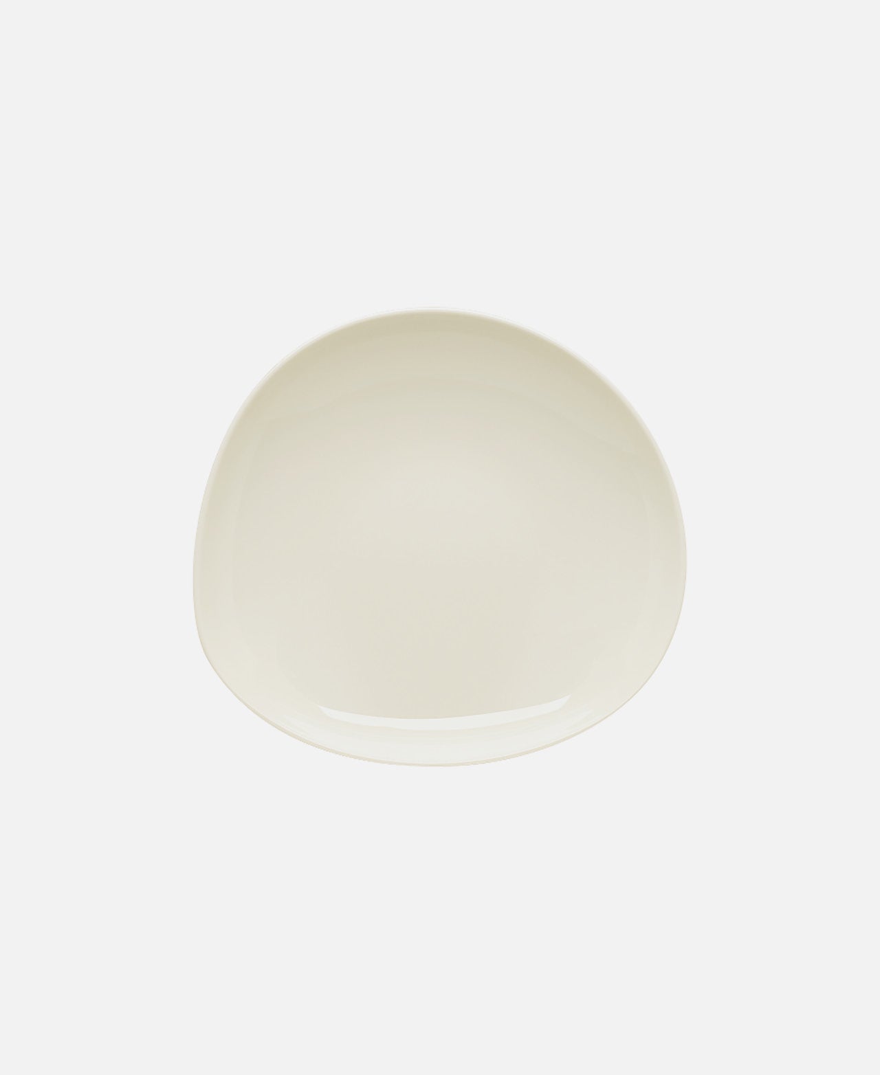 Wellcome Coupé Asymmetric Deep Plate - White