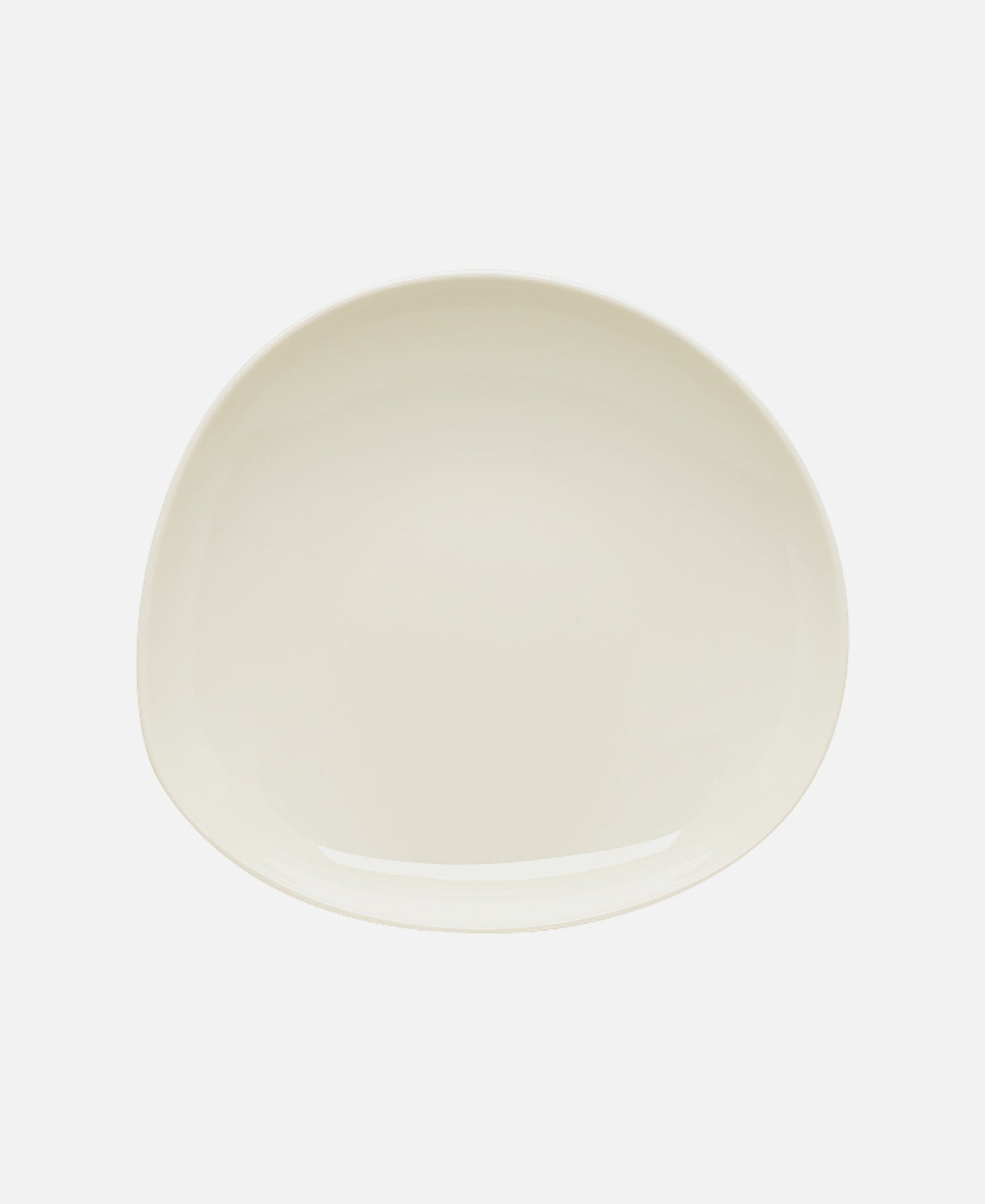 Wellcome Coupé Asymmetric Deep Plate - White