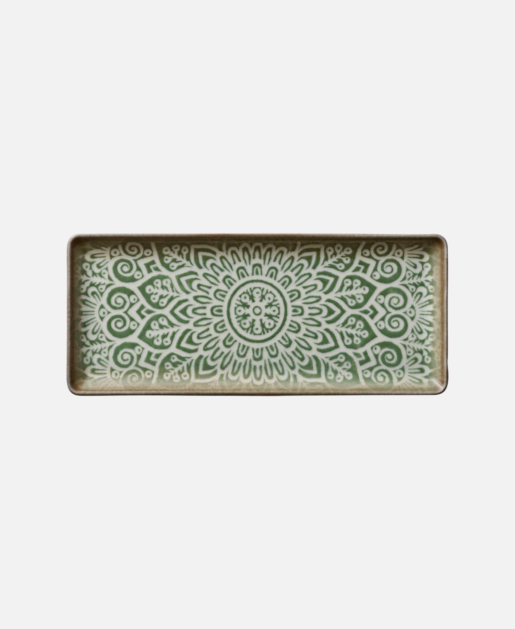 Plato rectangular alargado Soulmate - Jade