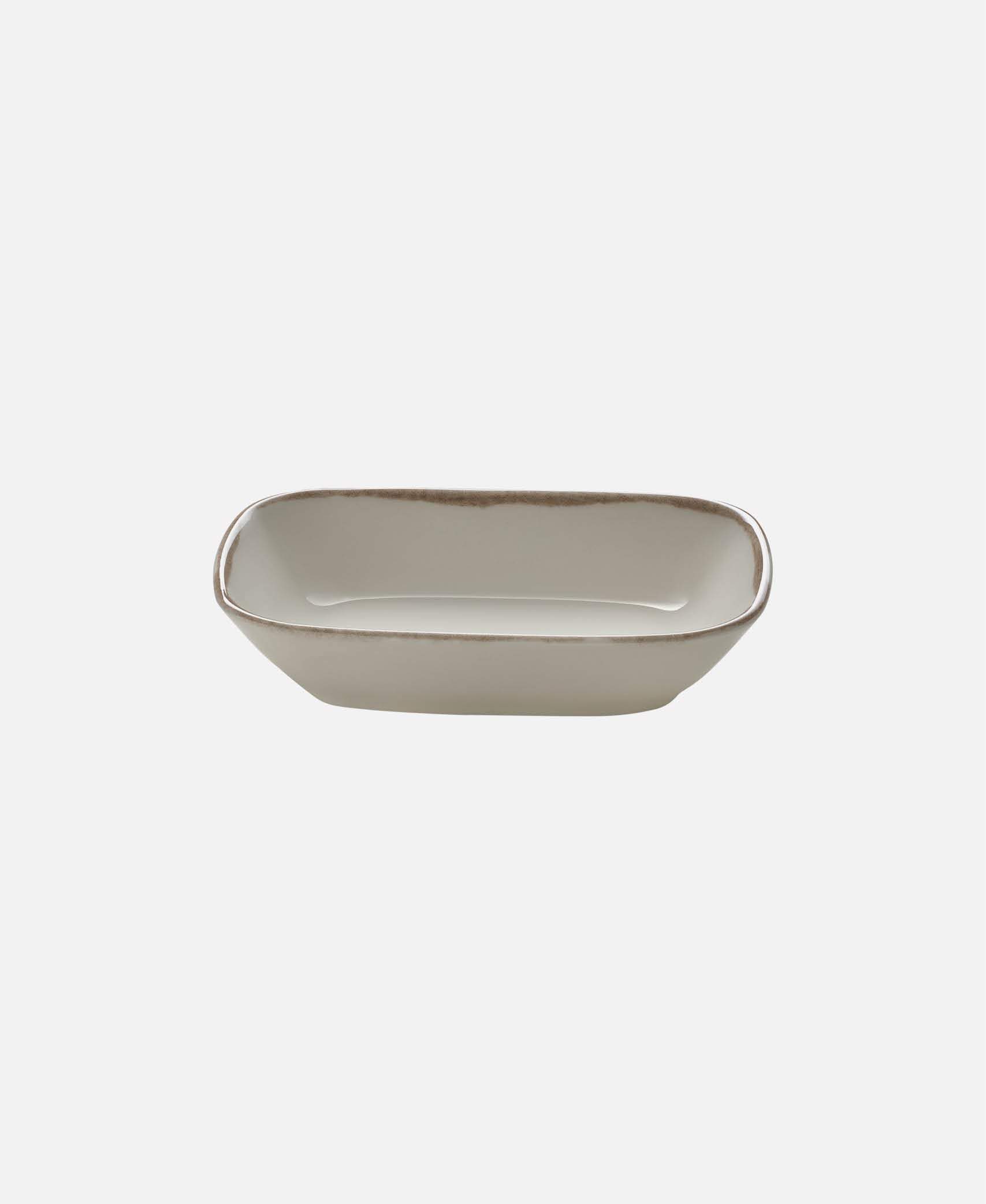 Bol rectangular Soulmate - Blanco