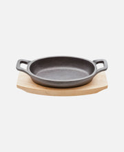 Sartén ovalada c/ base Spotlights - Negro