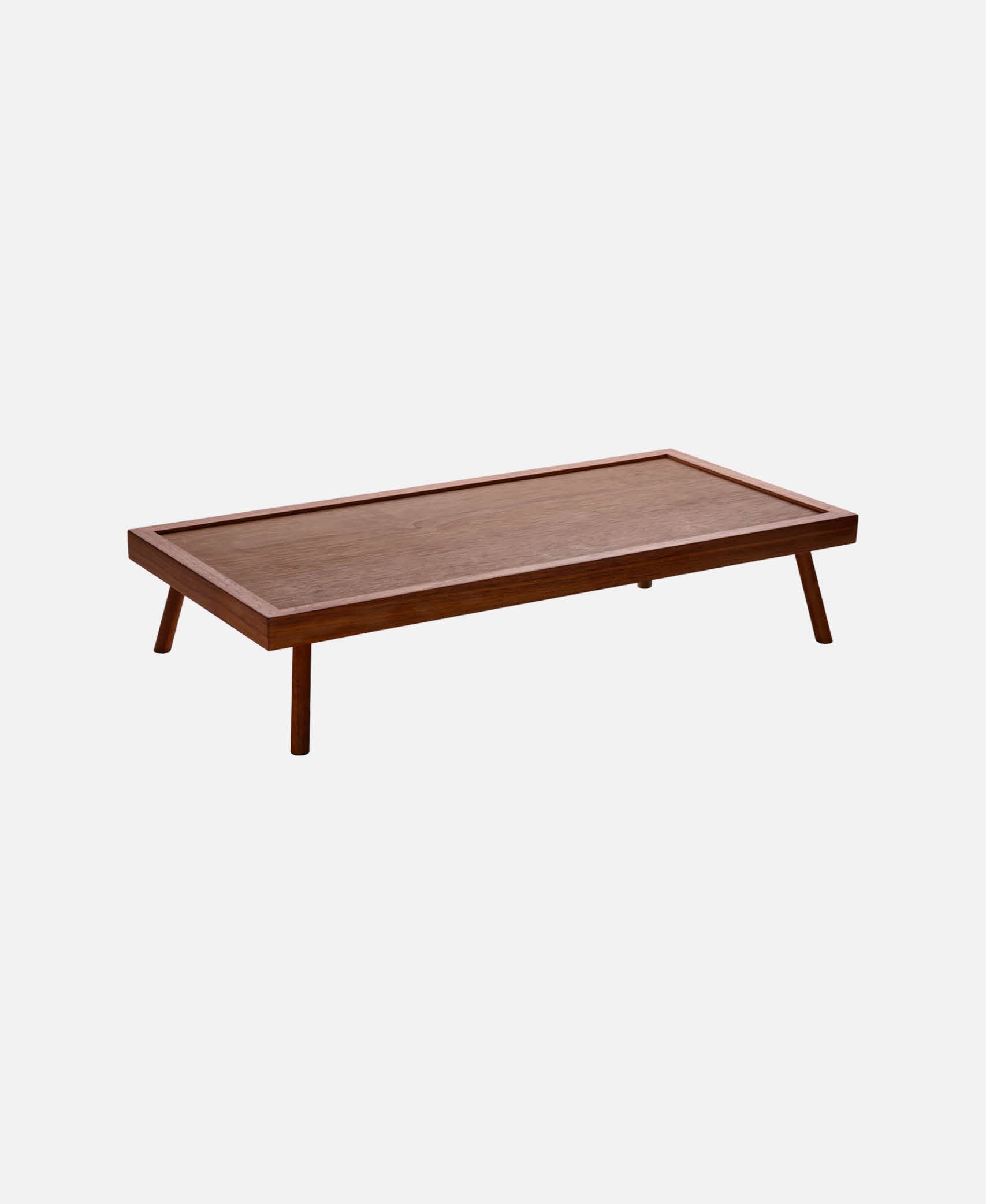 Bandeja rectangular c/ patas Loft - Caoba