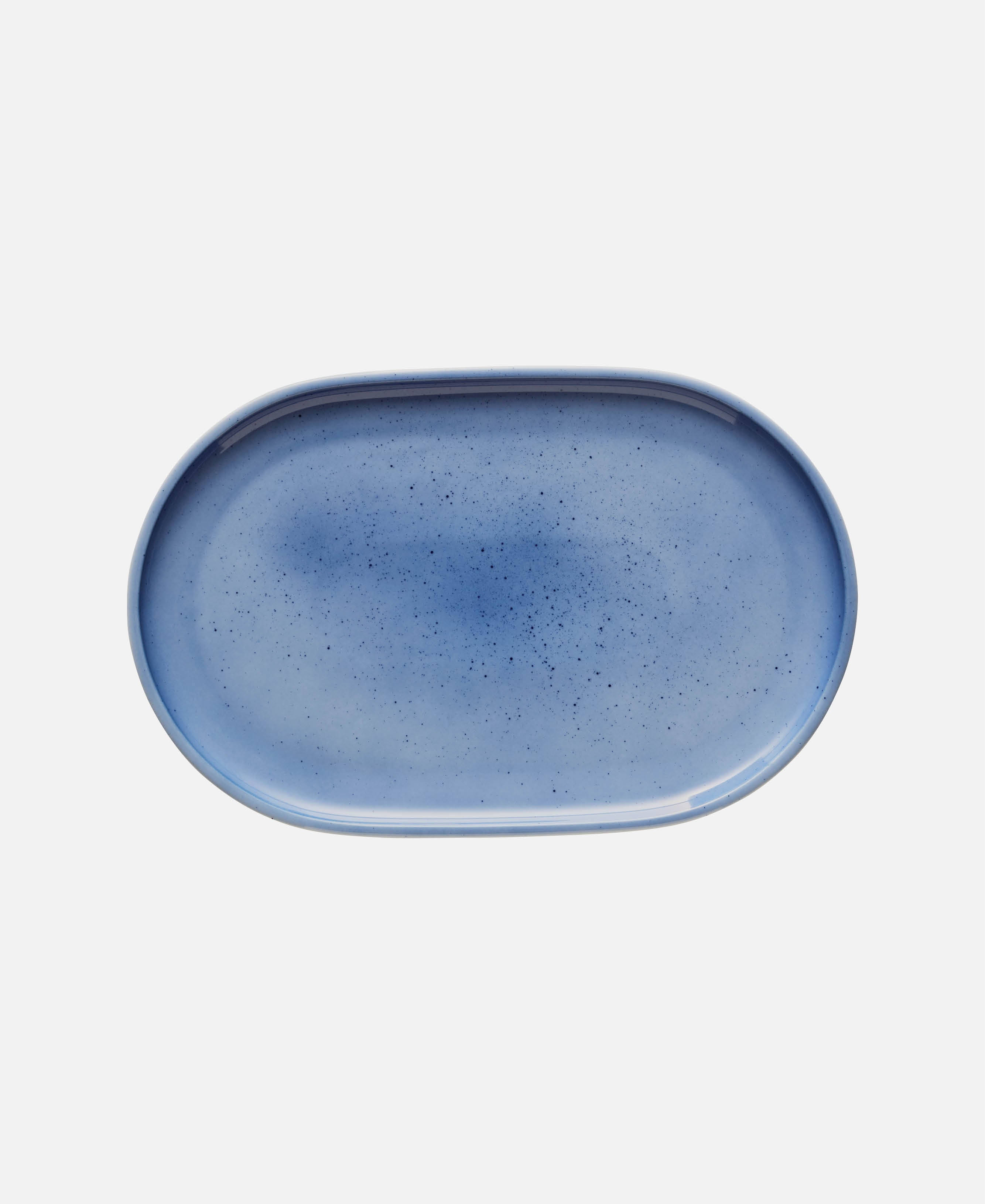 Plato Oval Coupé Shiro Mash-Up! Blue Splash - Azul