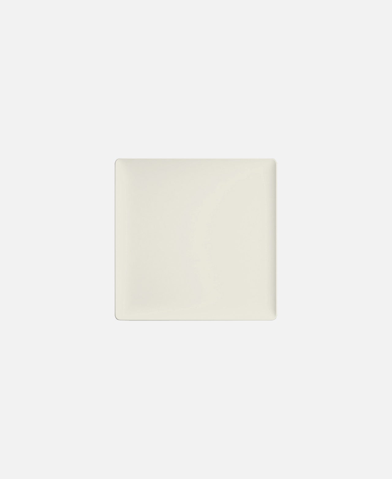 Plato Plano Cuadrado Coupé Purity Square - Blanco