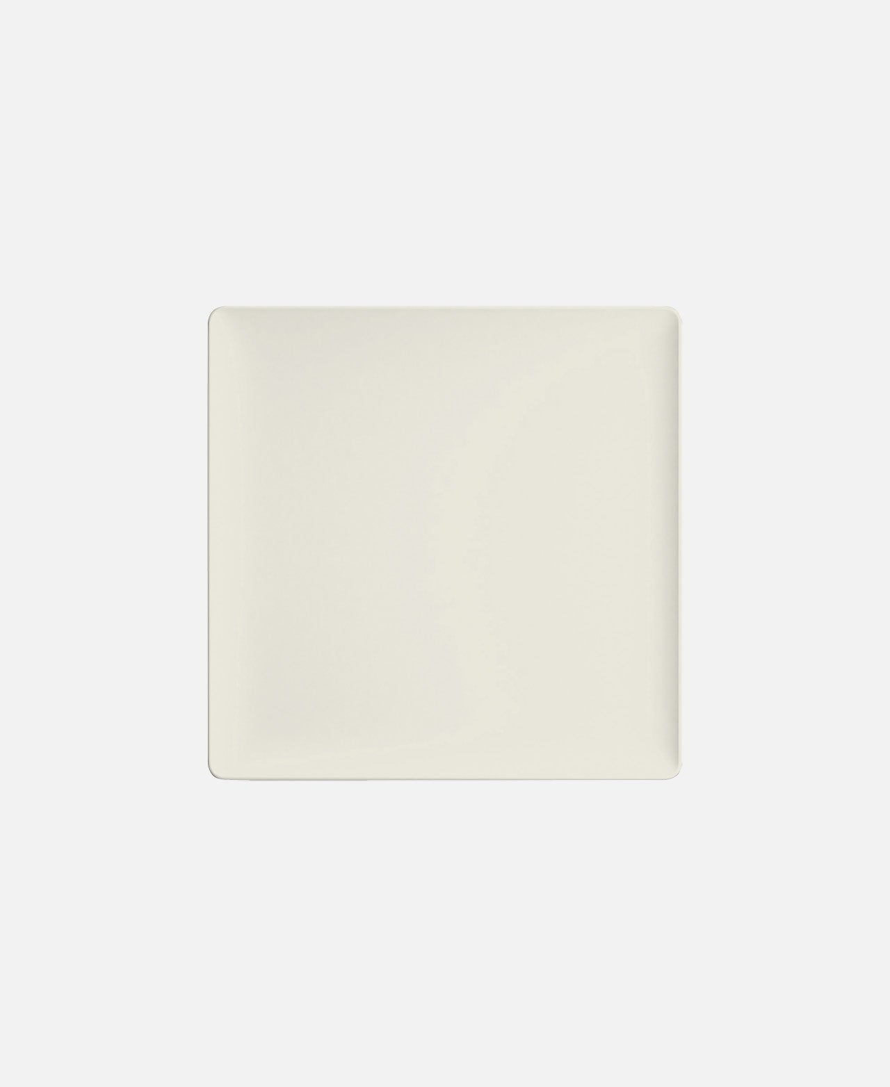 Plato Plano Cuadrado Coupé Purity Square - Blanco