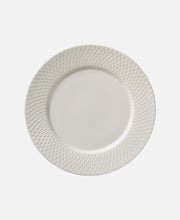 Plato Plano Redondo Con Relieve Purity Reflections - Blanco