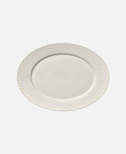 Plato Ovalado Con Relieve Purity Reflections - Blanco