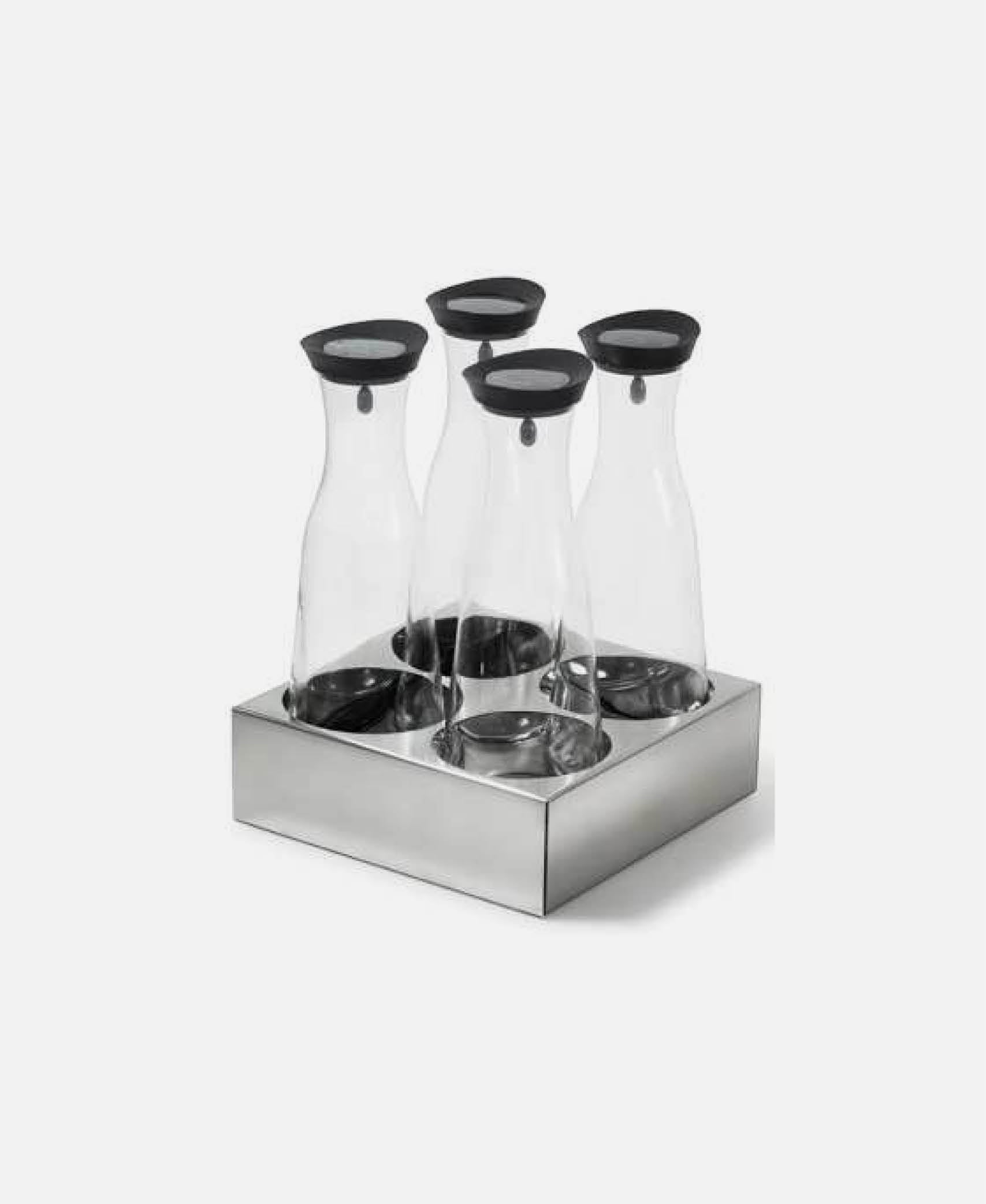 Soporte Refrigerante 4 Jarras - Inox