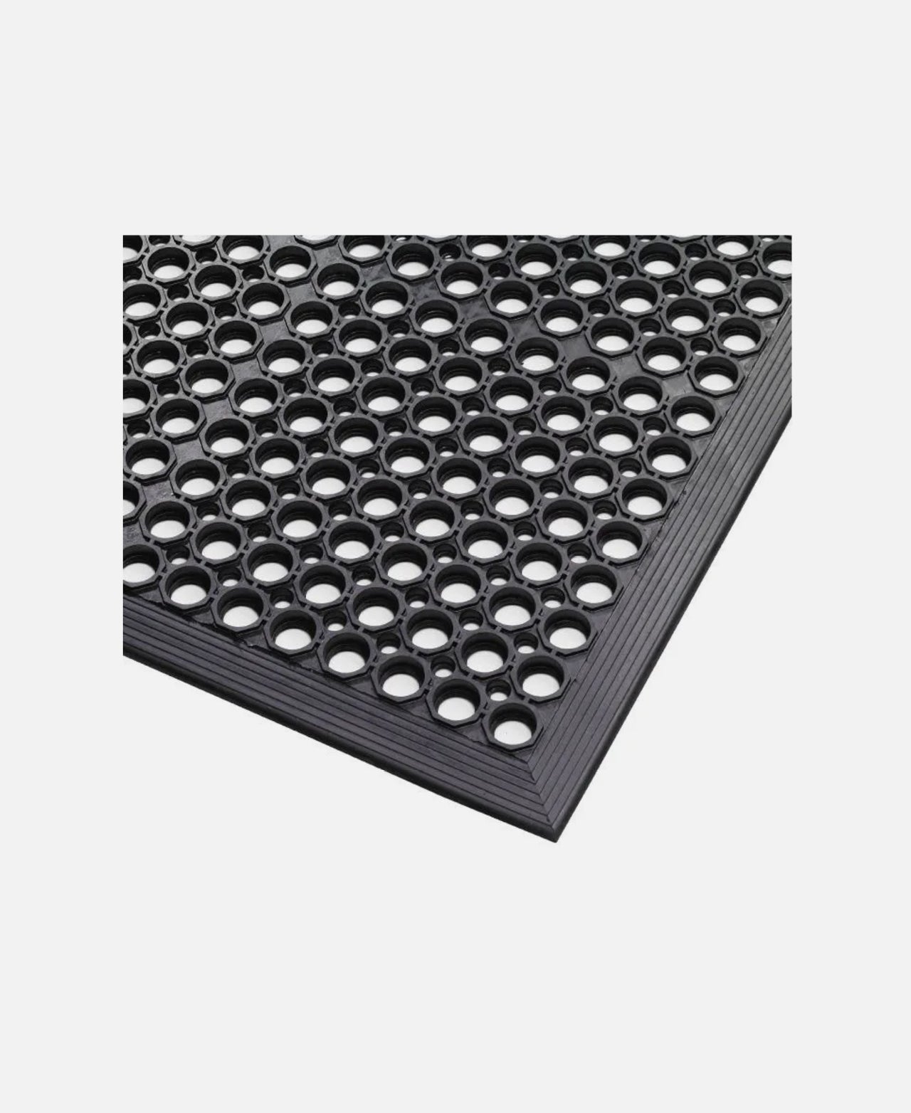 Genware - Alfombra Cocina Negro 90 x 150 h 1,4 cm