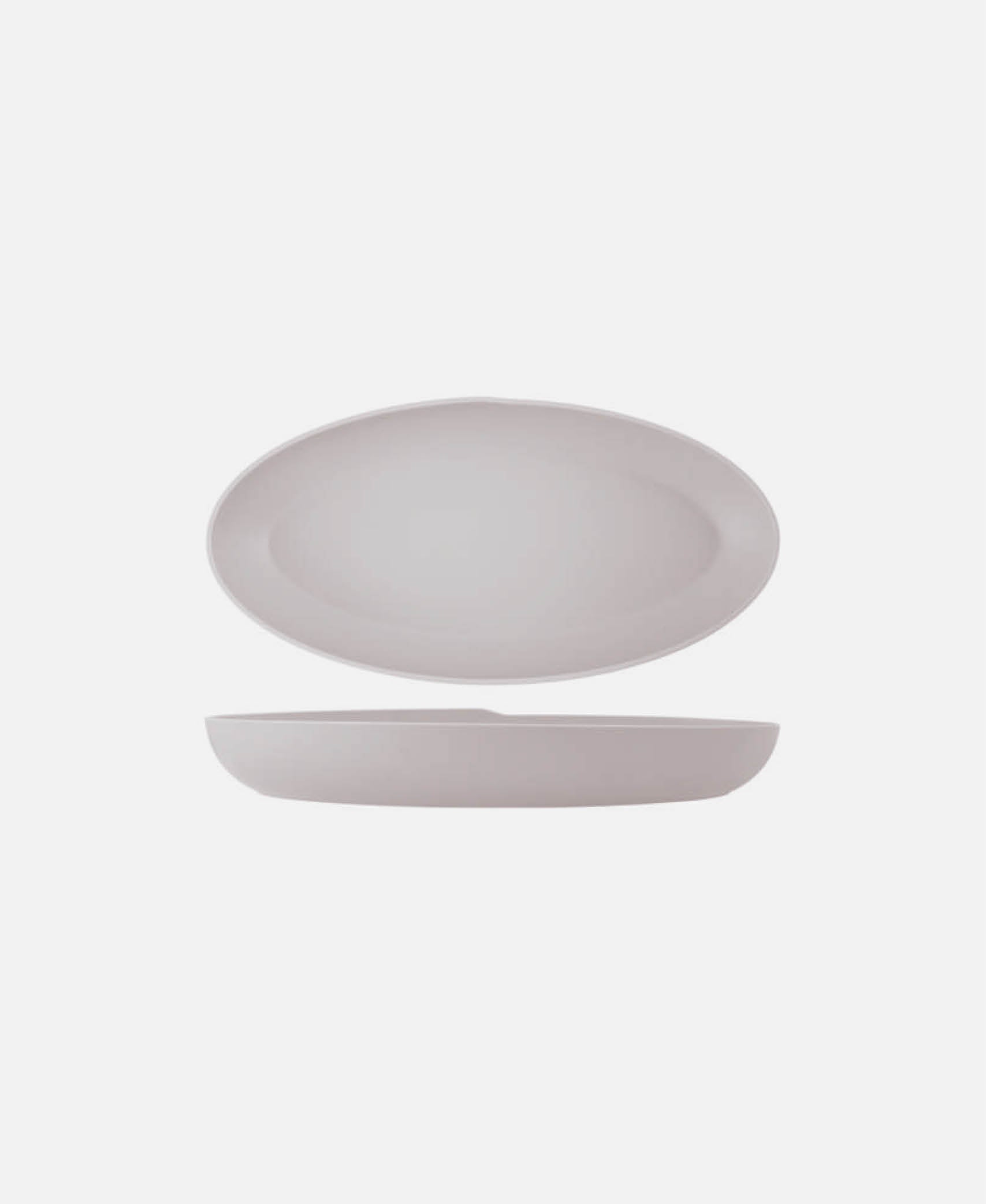 Plato Ovalado Hondo Copenhagen - Blanco