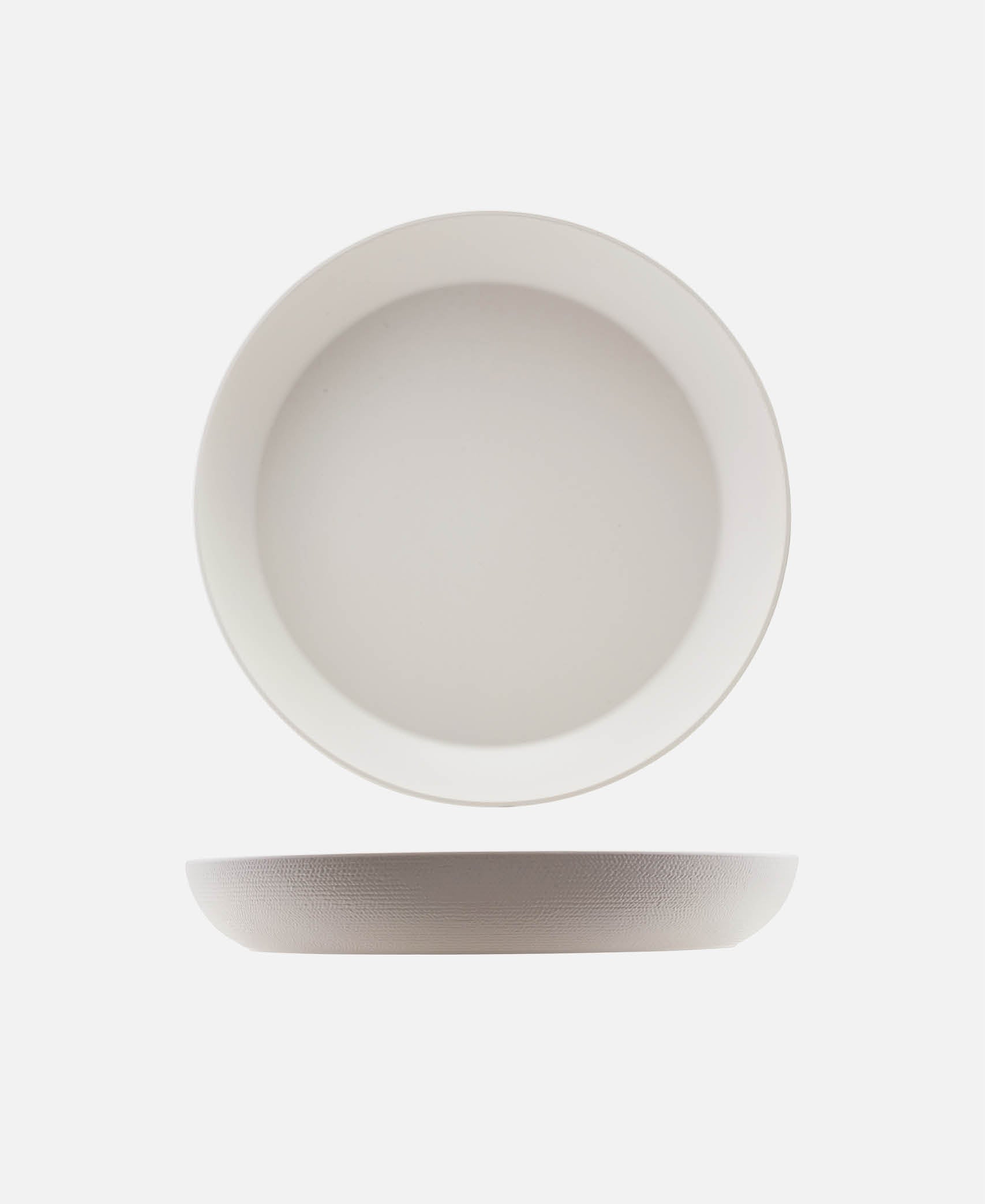 Bol grande bajo buffet Jute- Blanco