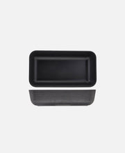 Plato rectangular hondo GN 1/3 Jute - Negro