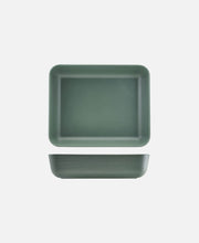 Plato rectangular hondo GN 1/2 Jute - Verde