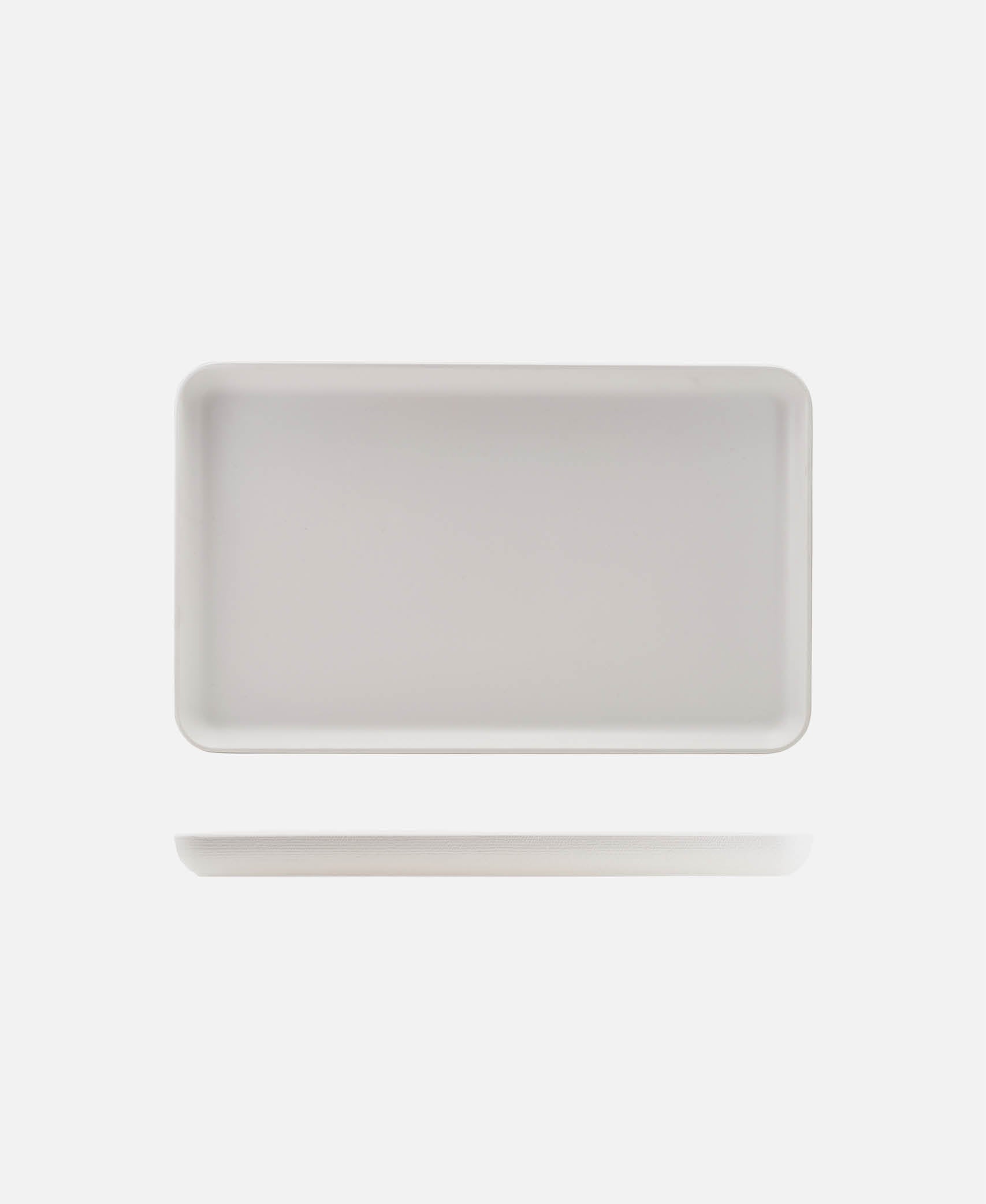 Plato rectangular GN 1/1 Jute - Blanco