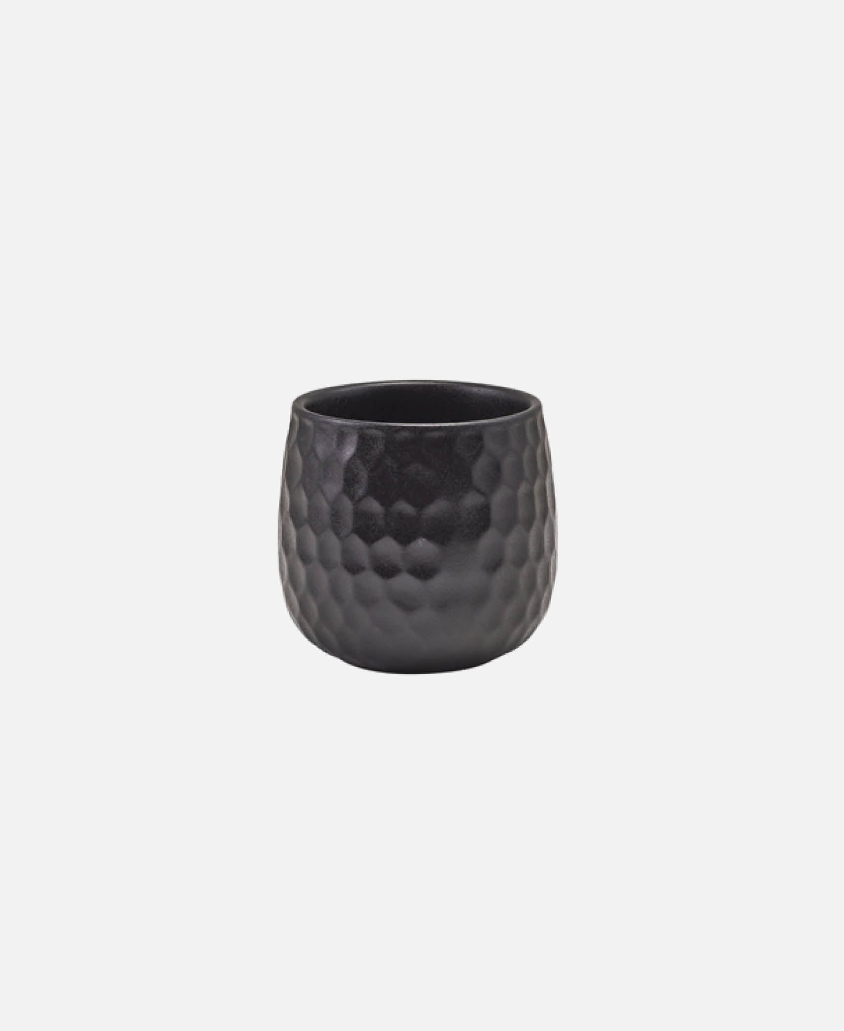 Tiki Mug Golpeado Belly - Negro